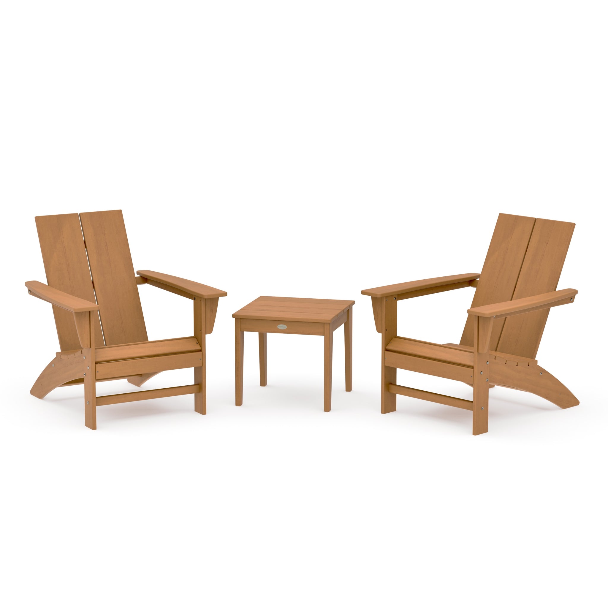 Cottage Modern Adirondack Chair 3-Piece Set