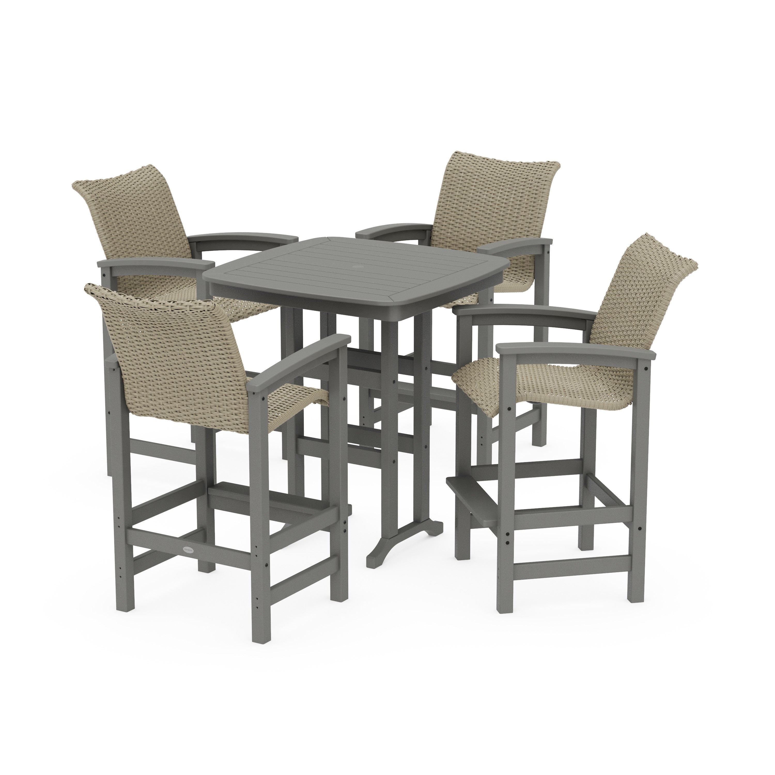 Coastal Woven 5-Piece Bar Set