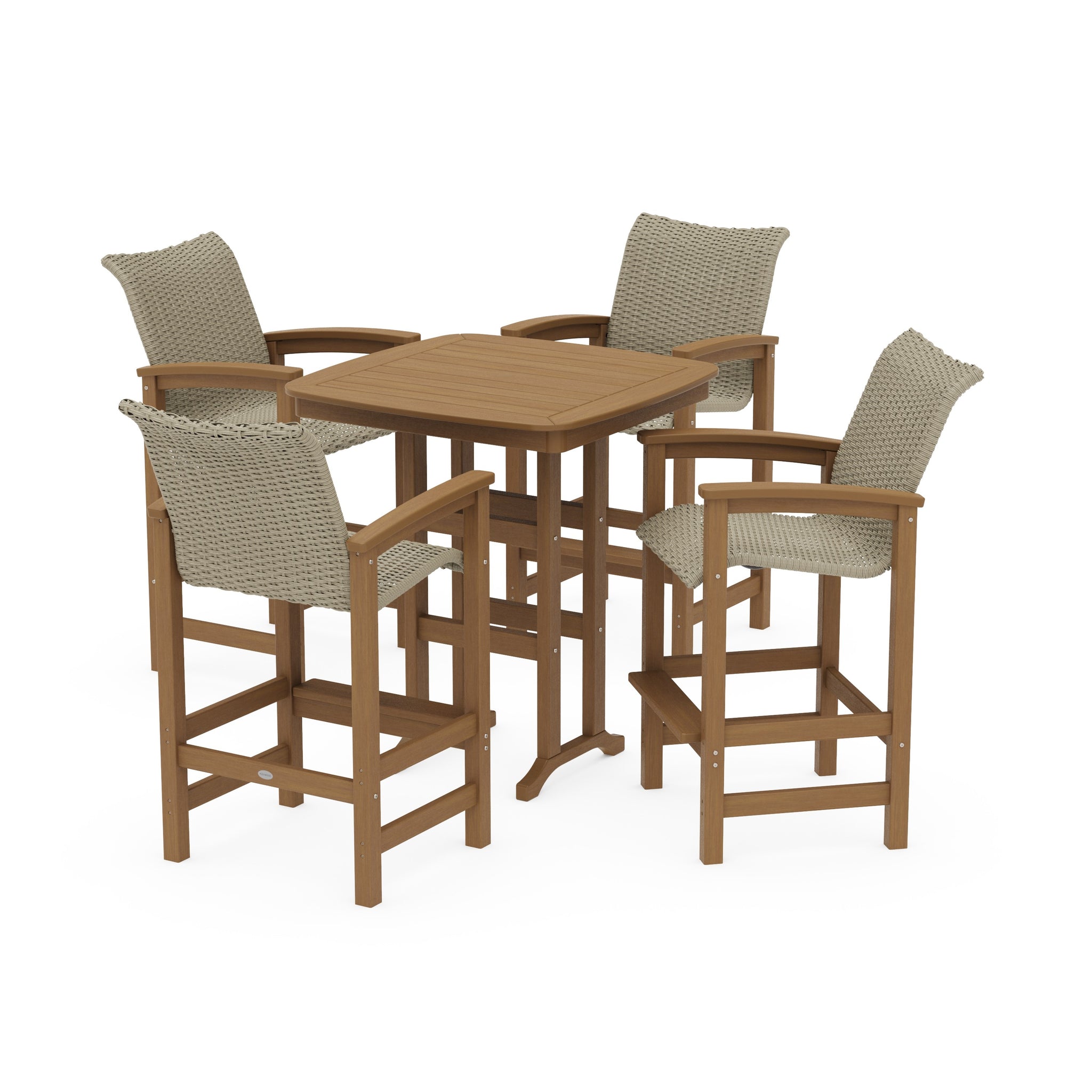 Coastal Woven 5-Piece Bar Set