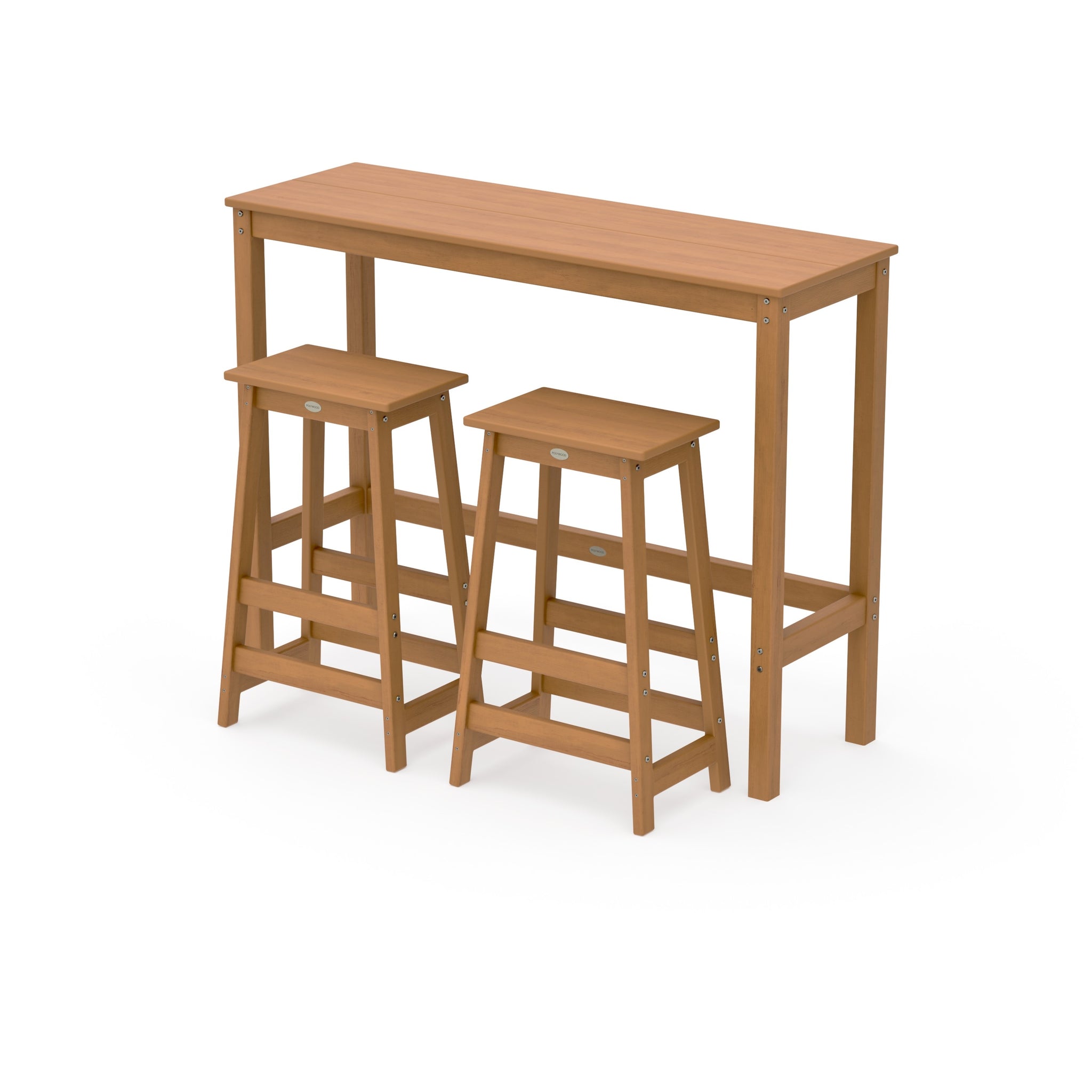 Modern Studio Stool 3-Piece Bar Balcony Set