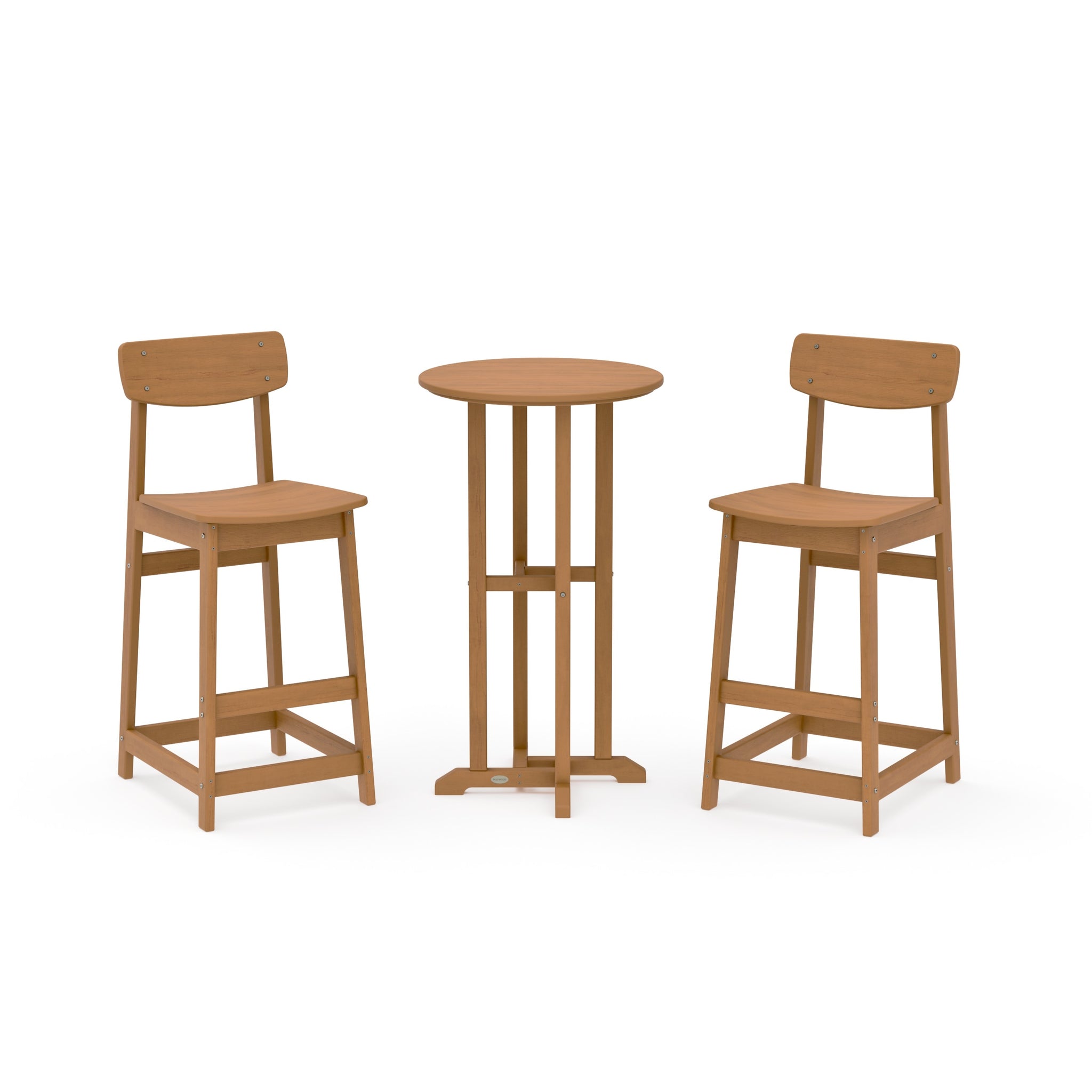 Modern Studio Urban Bar Chair 3-Piece Bistro Set