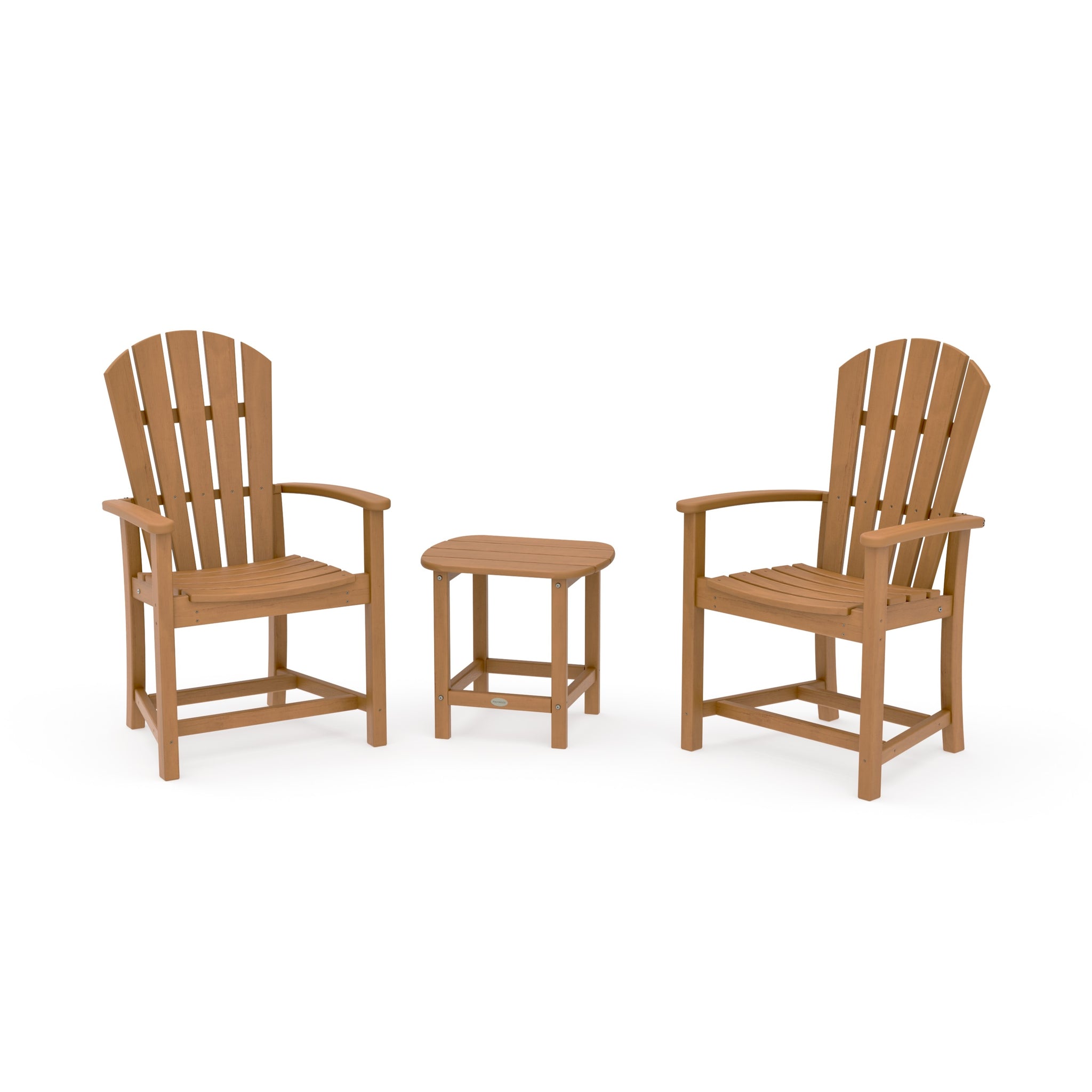 Palm Coast 3-Piece Upright Adirondack Chair Set