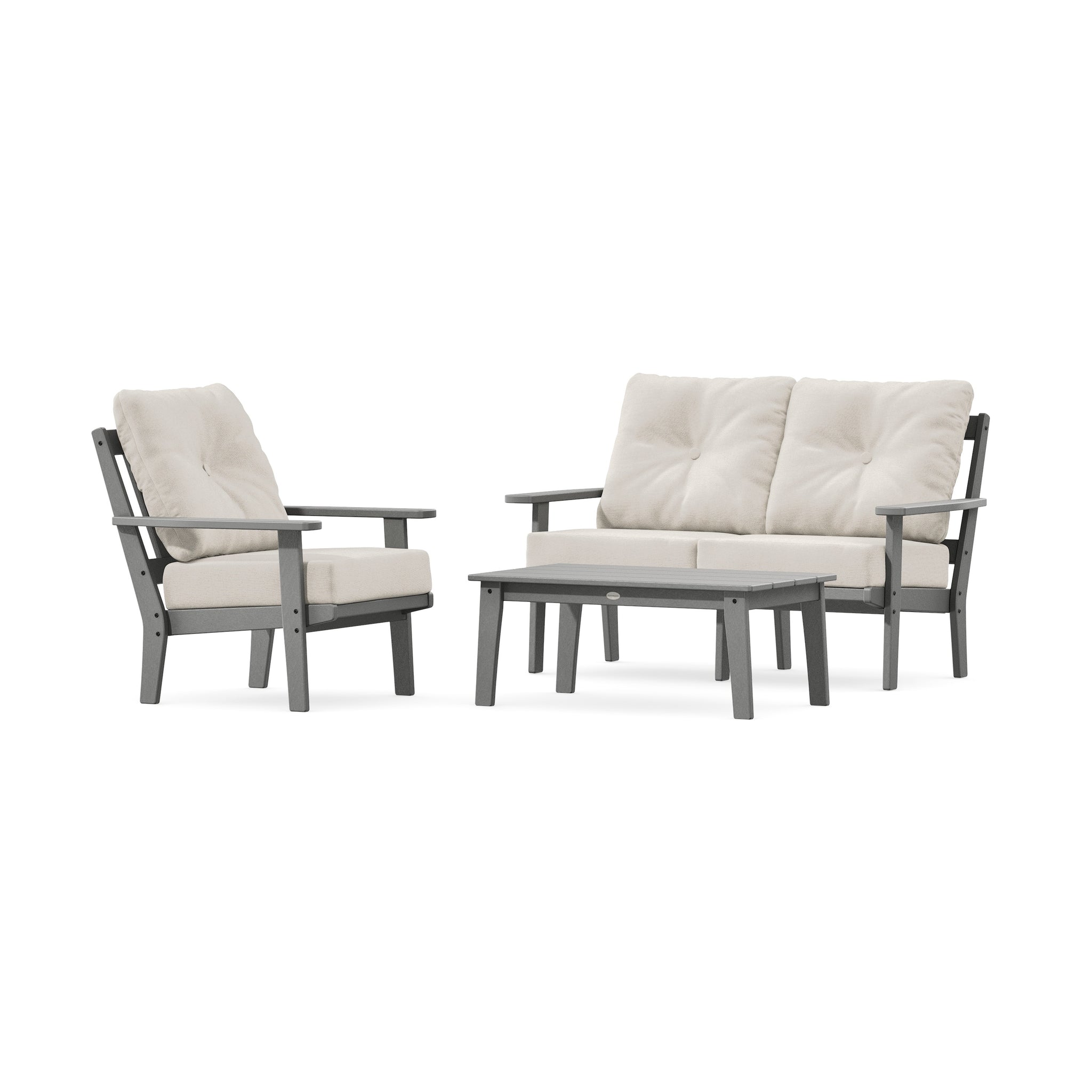 Oxford 3-Piece Deep Seating Set with Loveseat