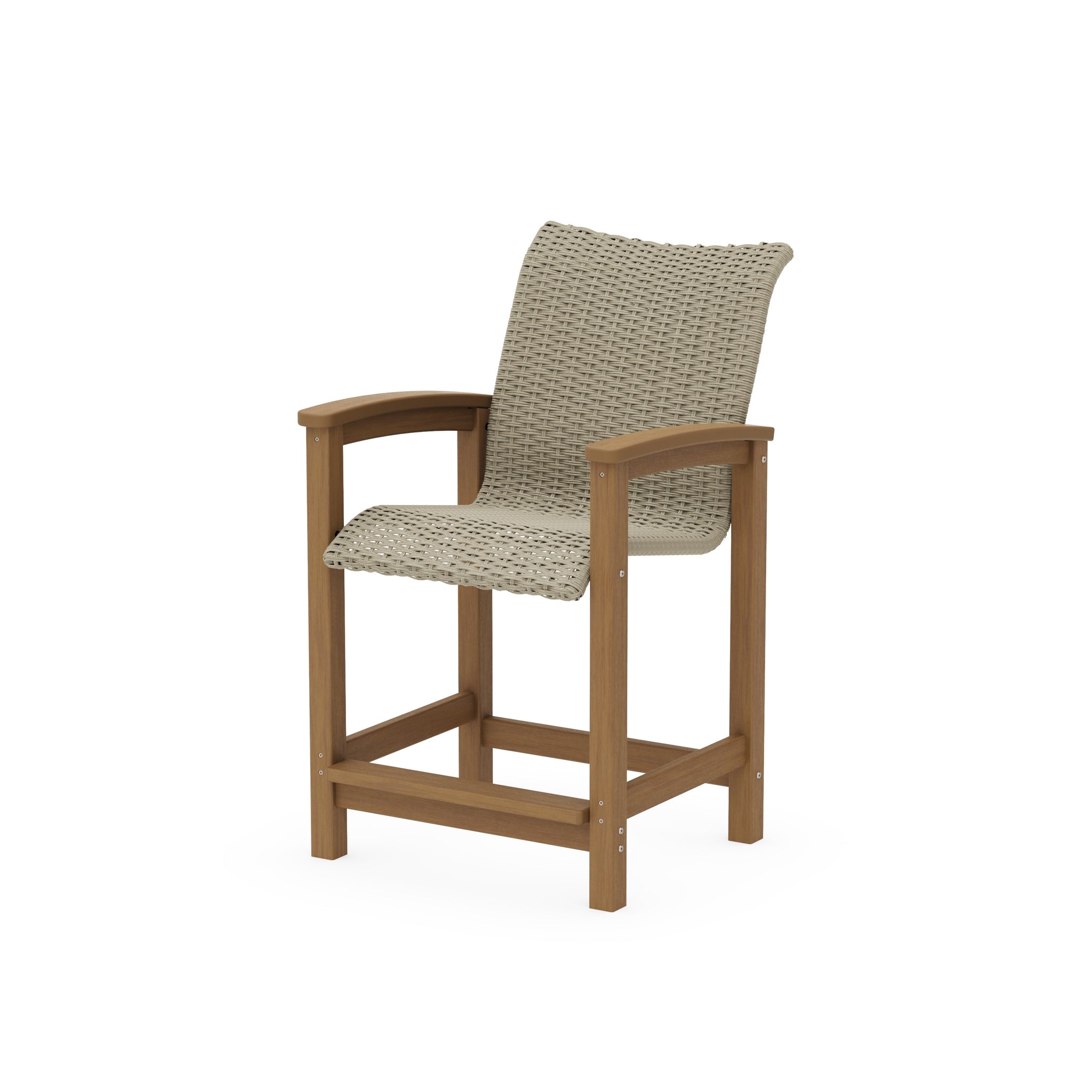 Coastal Woven Counter Chair