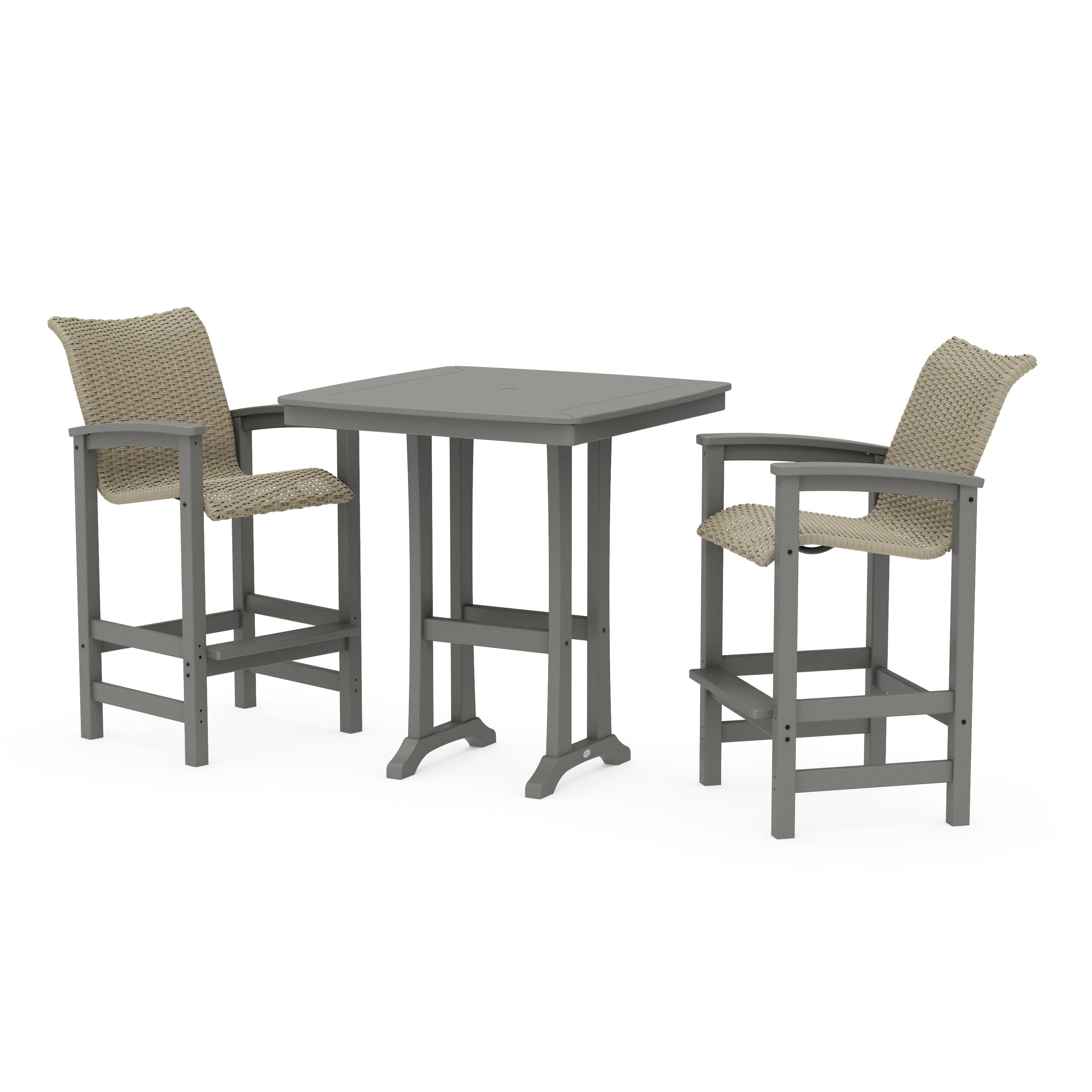 Coastal Woven 3-Piece Bar Set