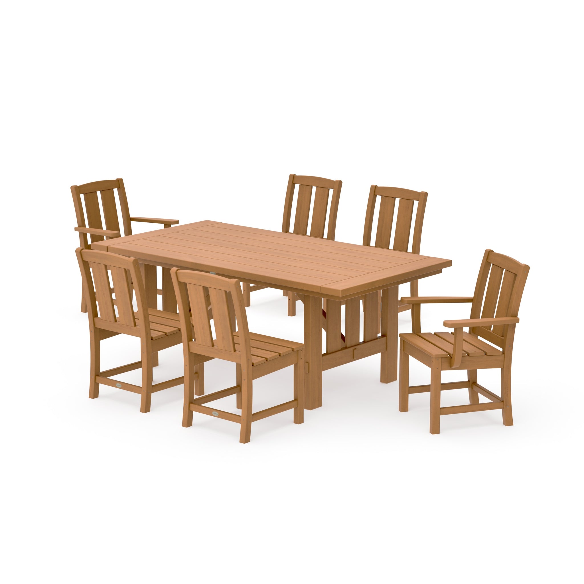 Mission 7-Piece Dining Set with Mission Table