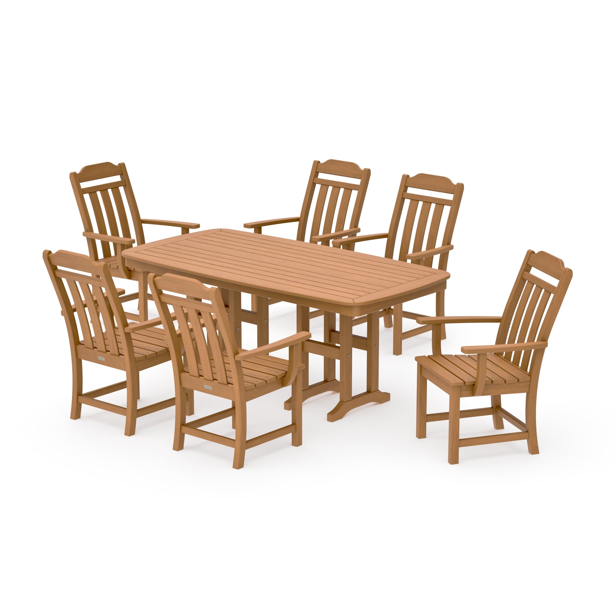 Cottage Arm Chair 7-Piece Dining Set