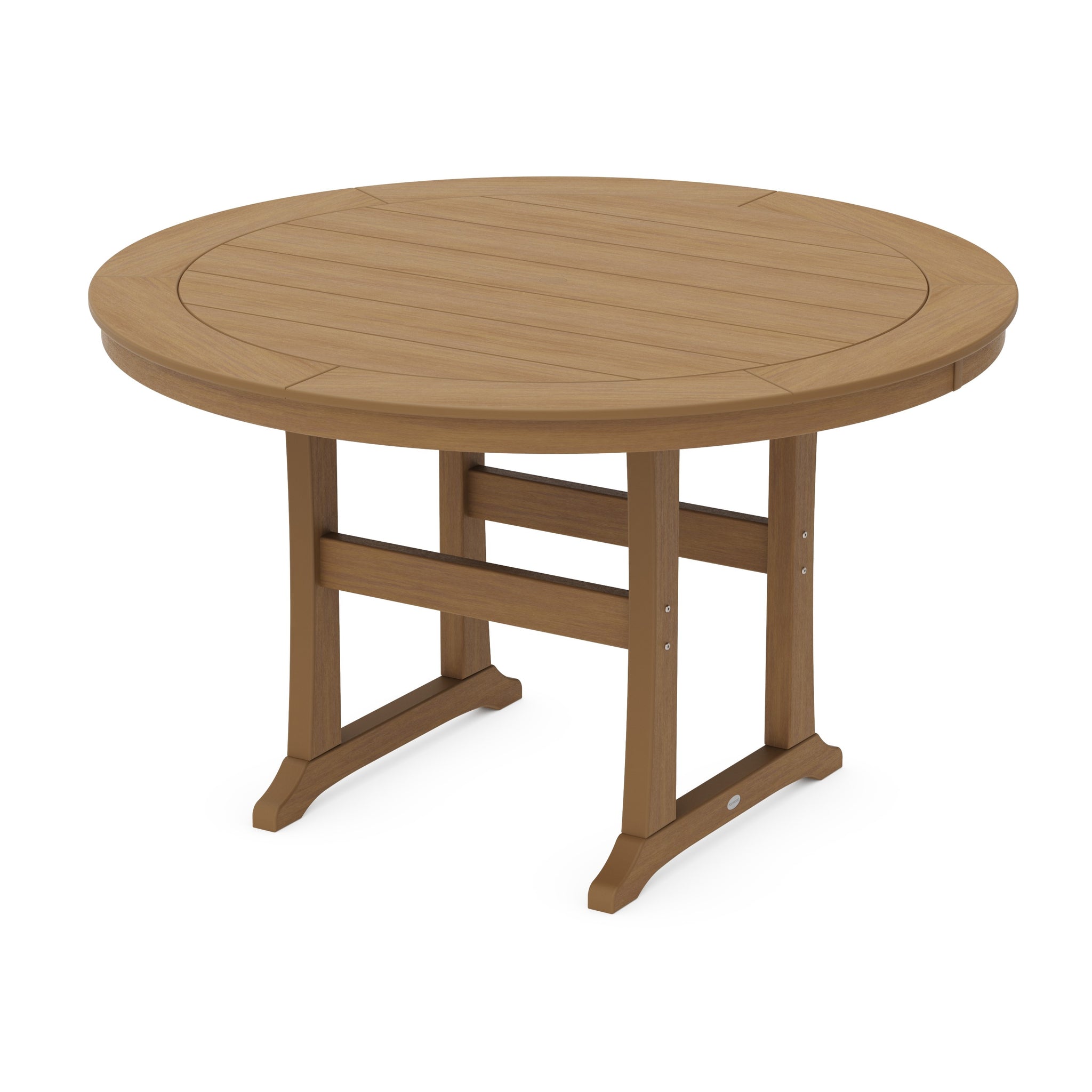 Nautical Trestle 60" Round Counter Table