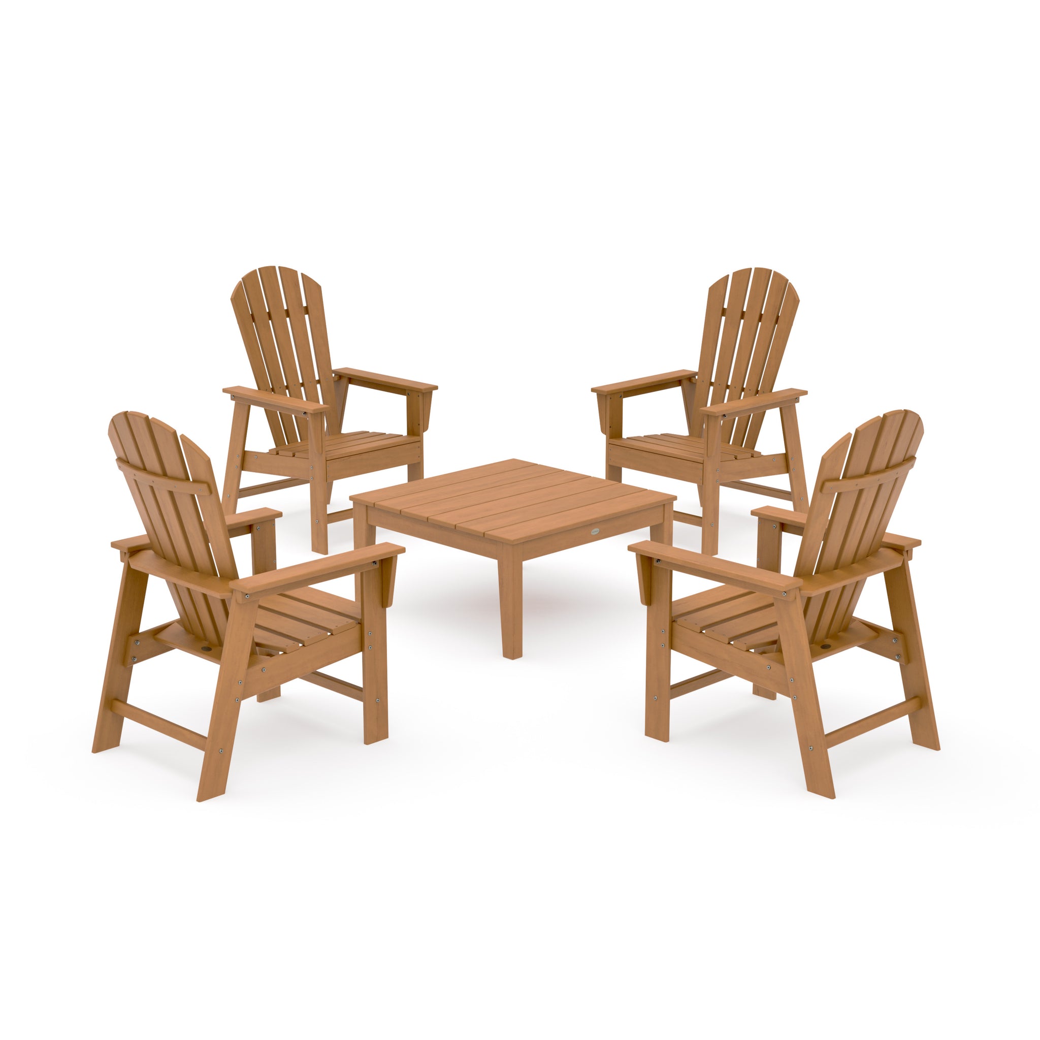5-Piece South Beach Casual Chair Conversation Set with 36" Conversation Table