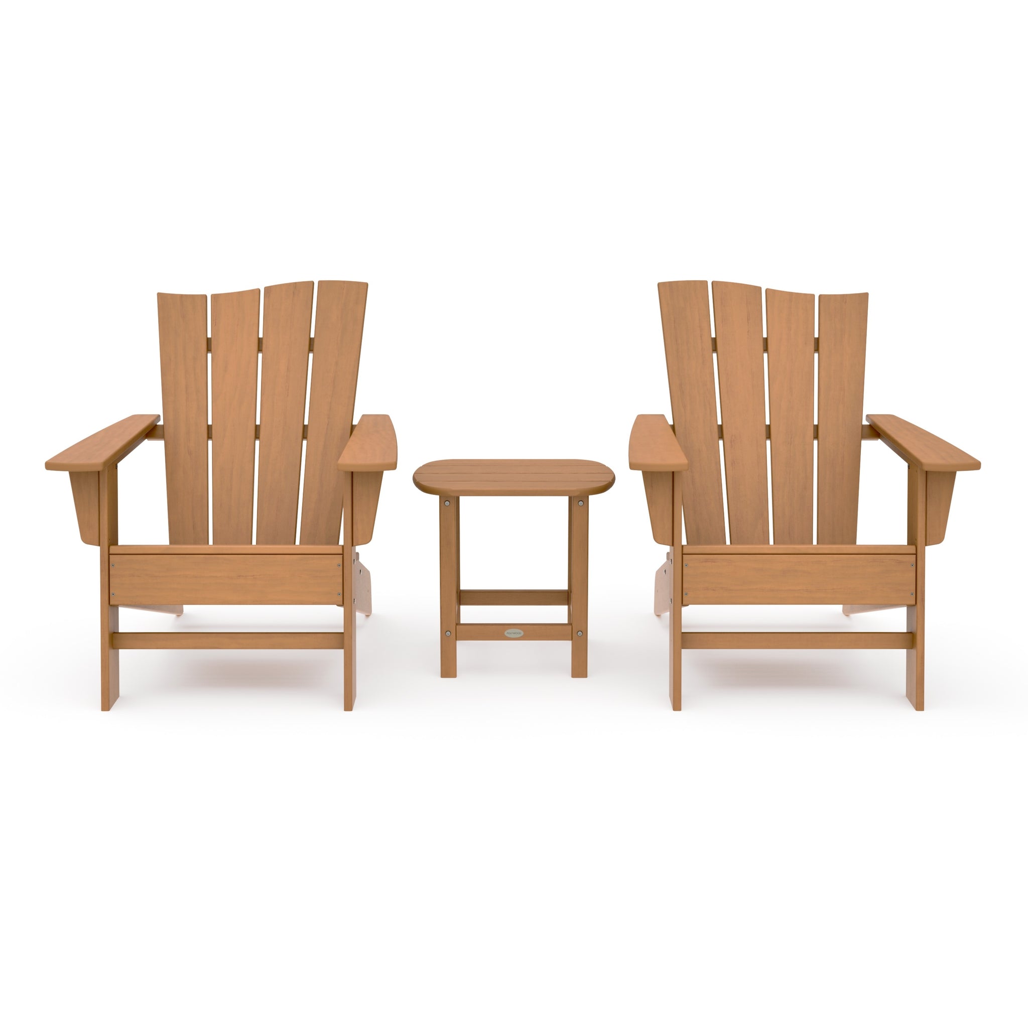 Wave 3-Piece Adirondack Chair Set