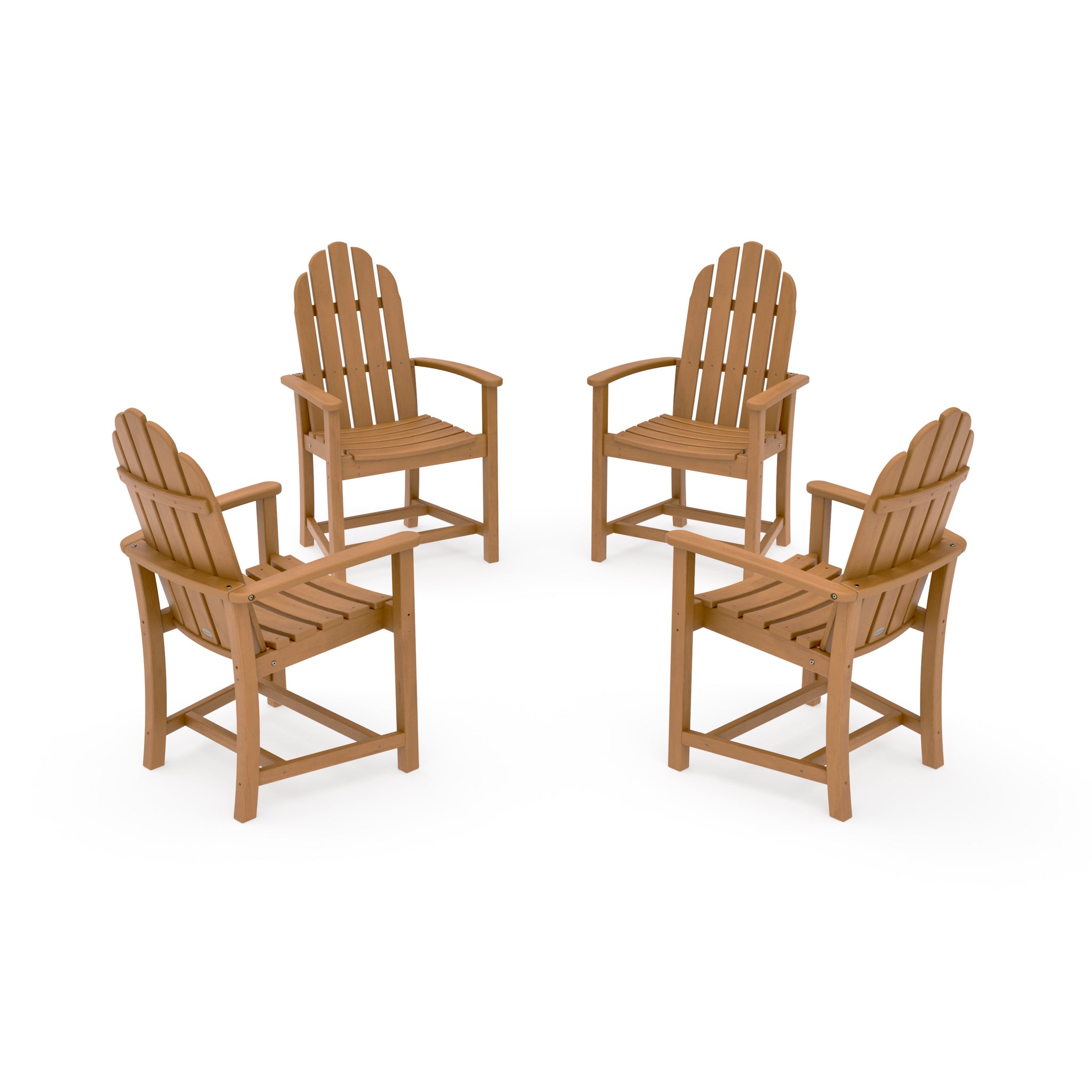 Classic 4-Piece Upright Adirondack Conversation Set