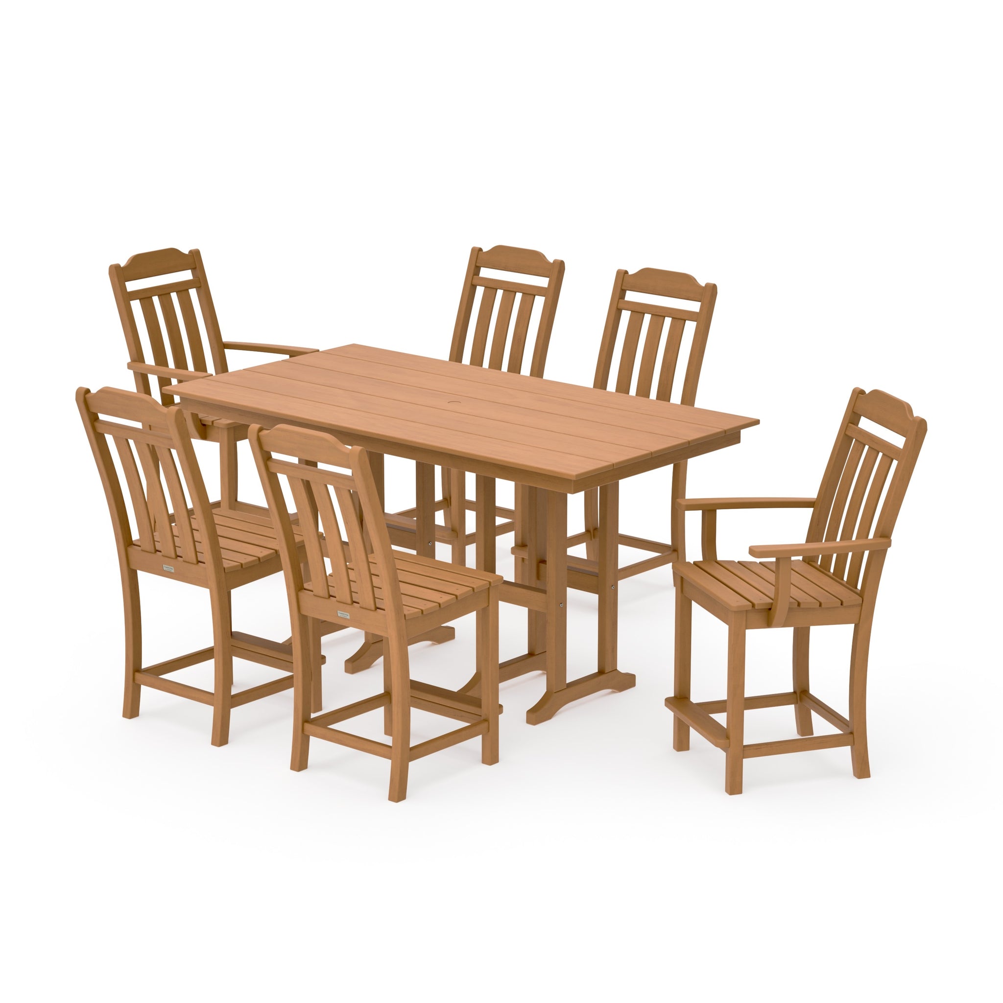 Cottage 7-Piece Farmhouse Counter Set