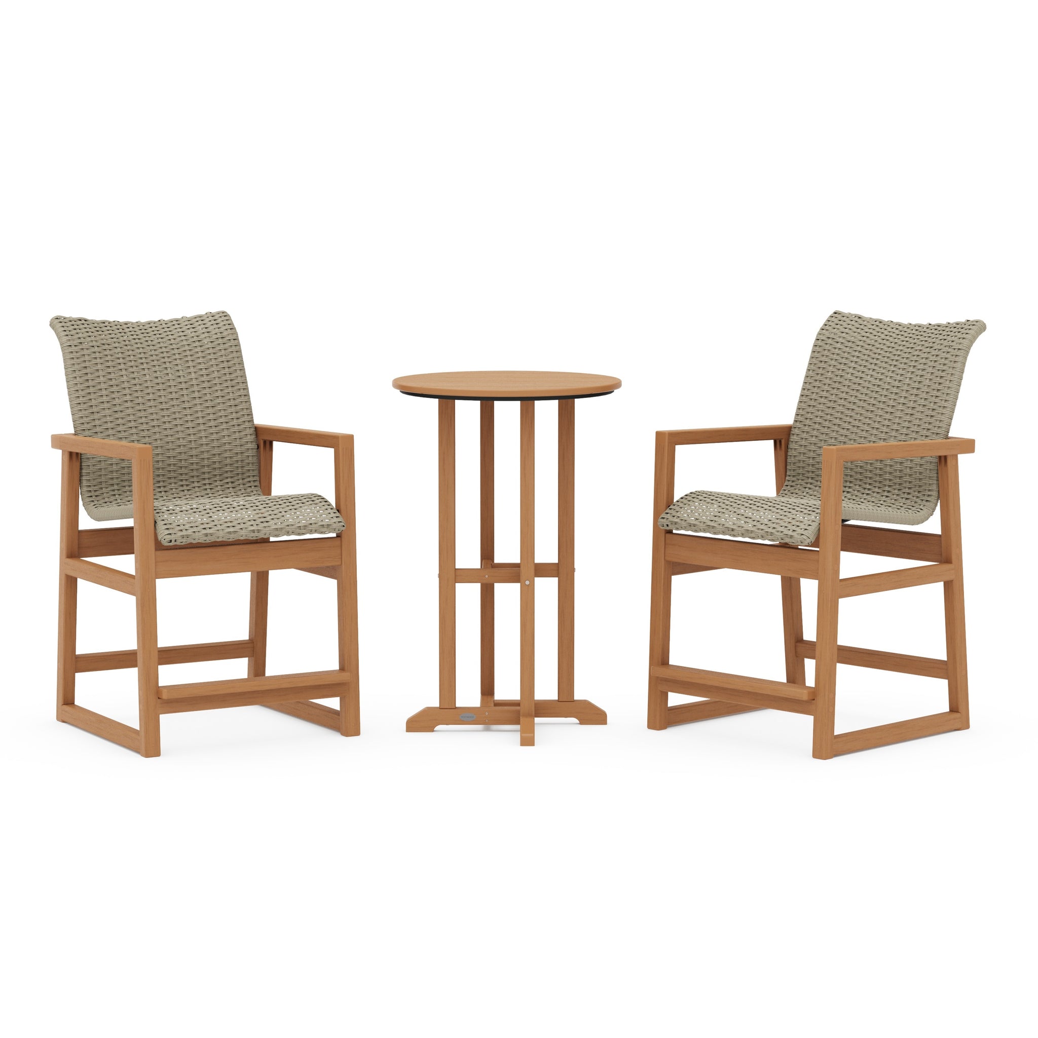 EDGE Woven 3-Piece Farmhouse Counter Set