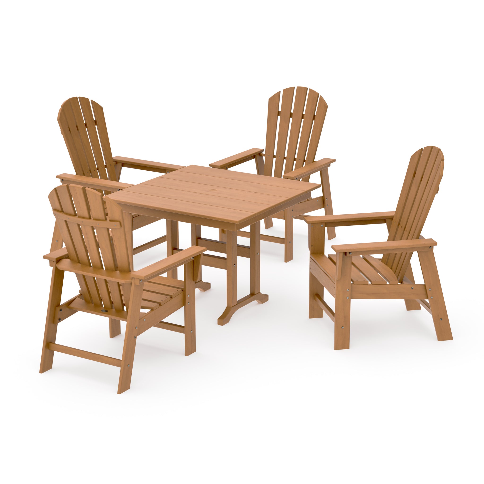 South Beach 5-Piece Farmhouse Dining Set