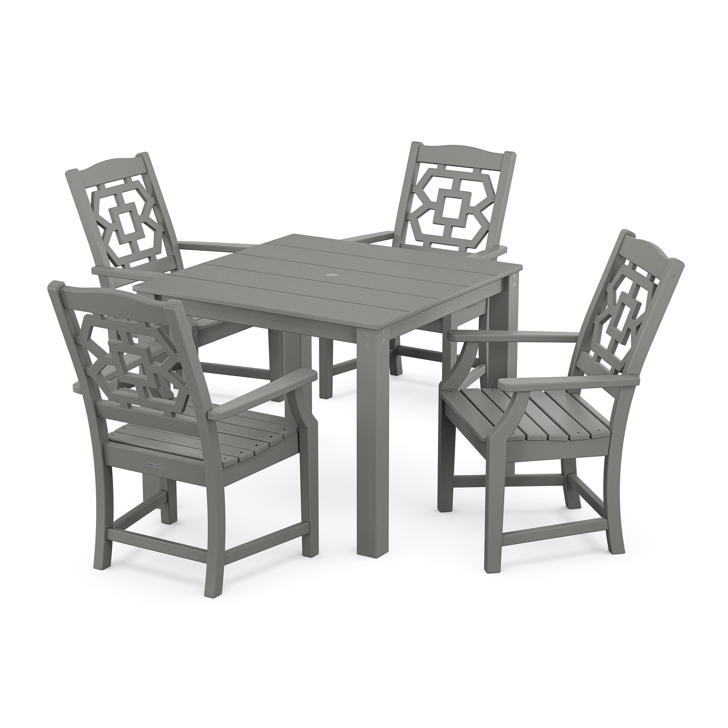 Chinoiserie 5-Piece Parsons Dining Set