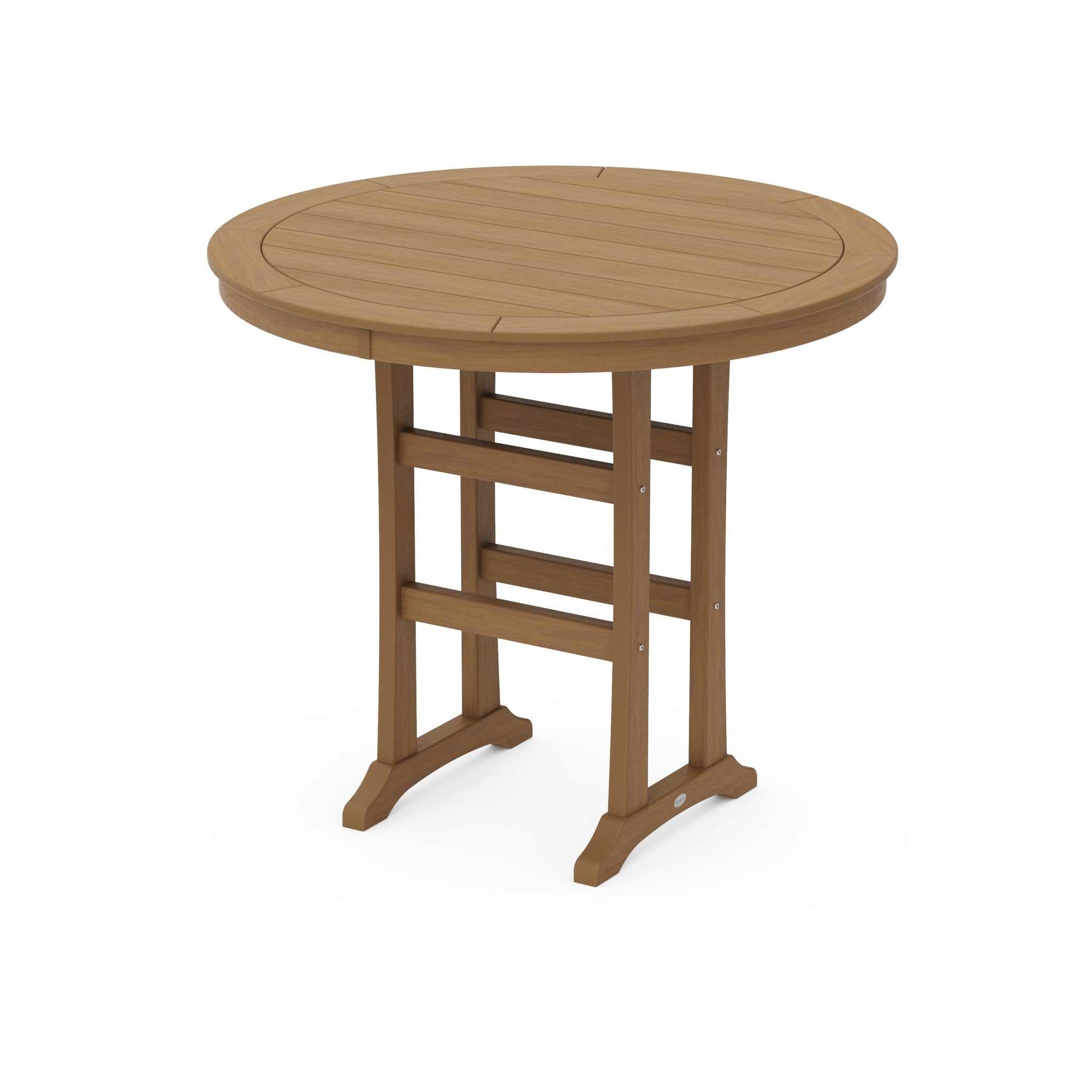 Nautical Trestle 48" Round Bar Table