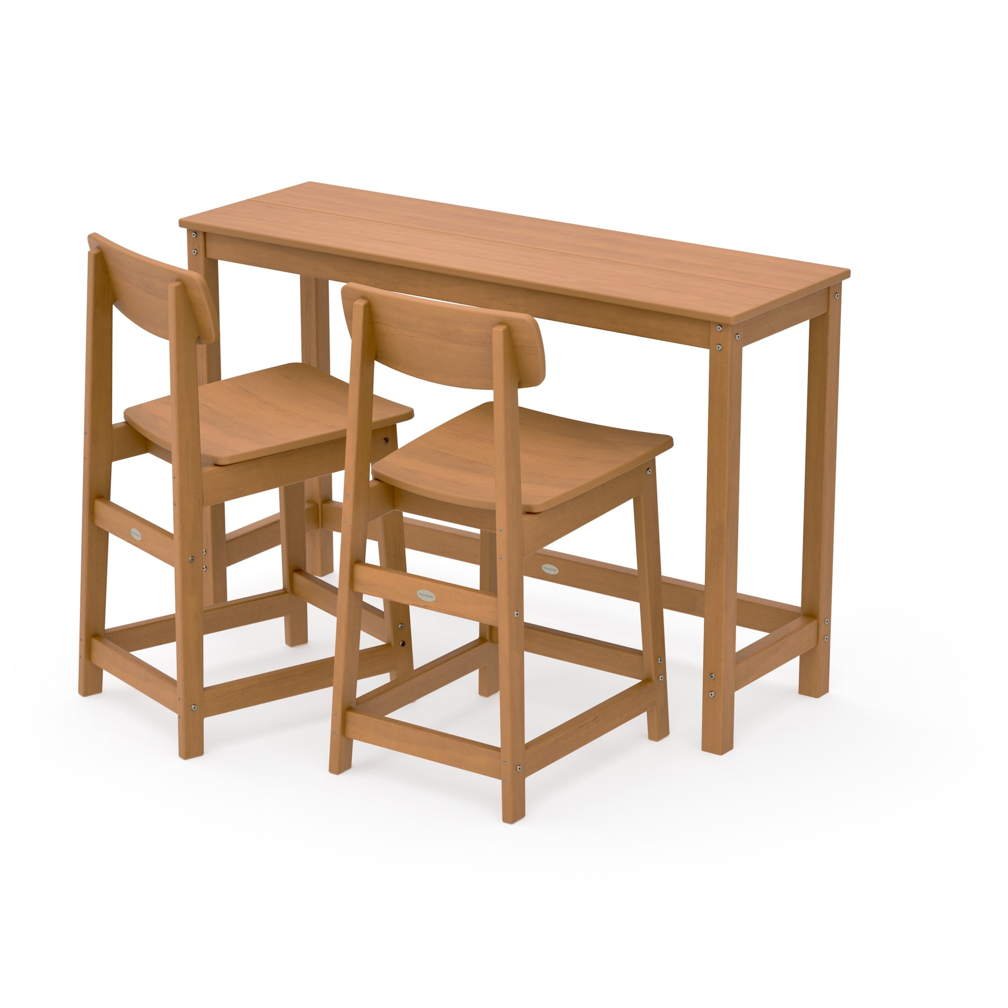 Modern Studio Urban Counter Chair 3-Piece Balcony Set
