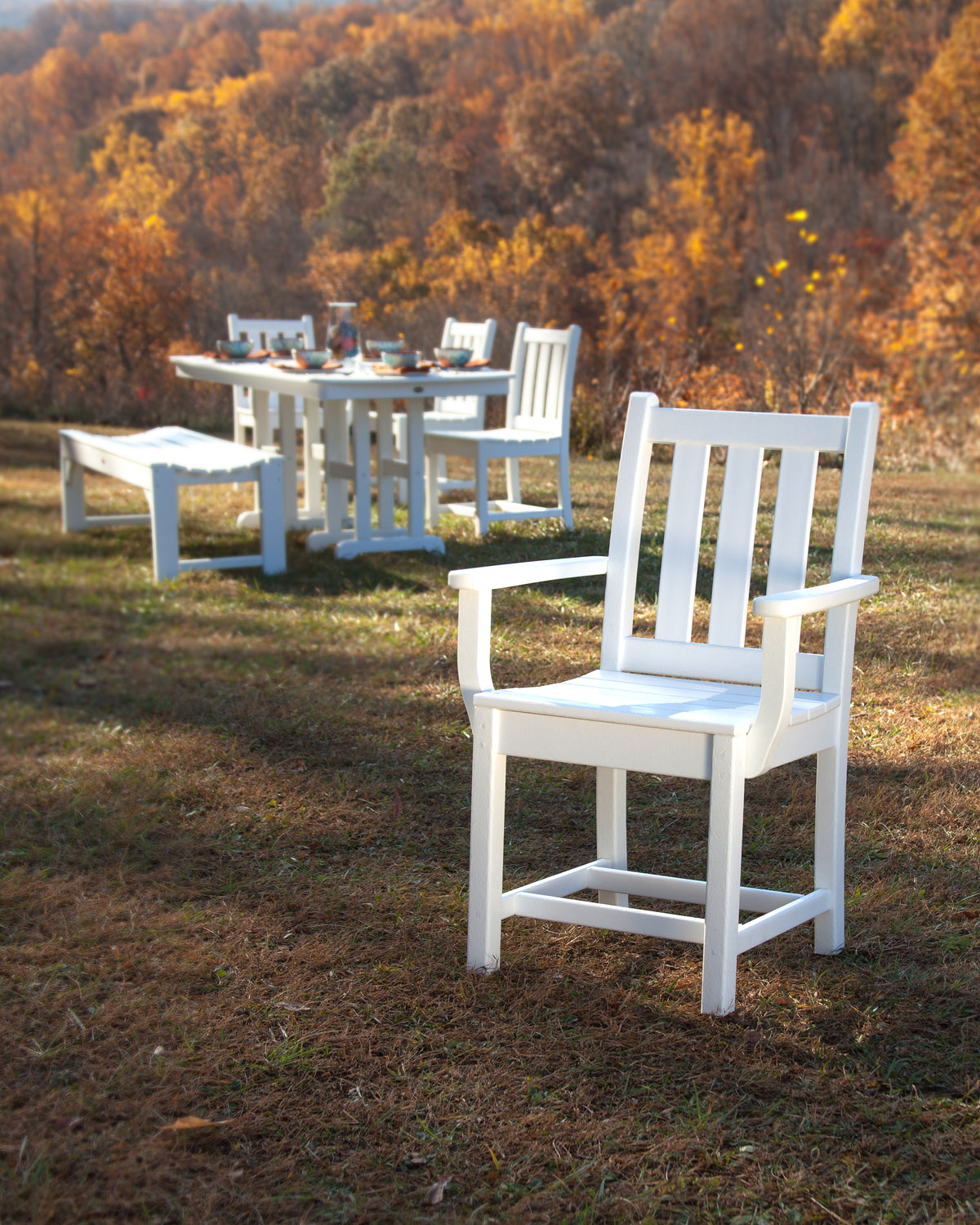Traditional Garden Dining Arm Chair