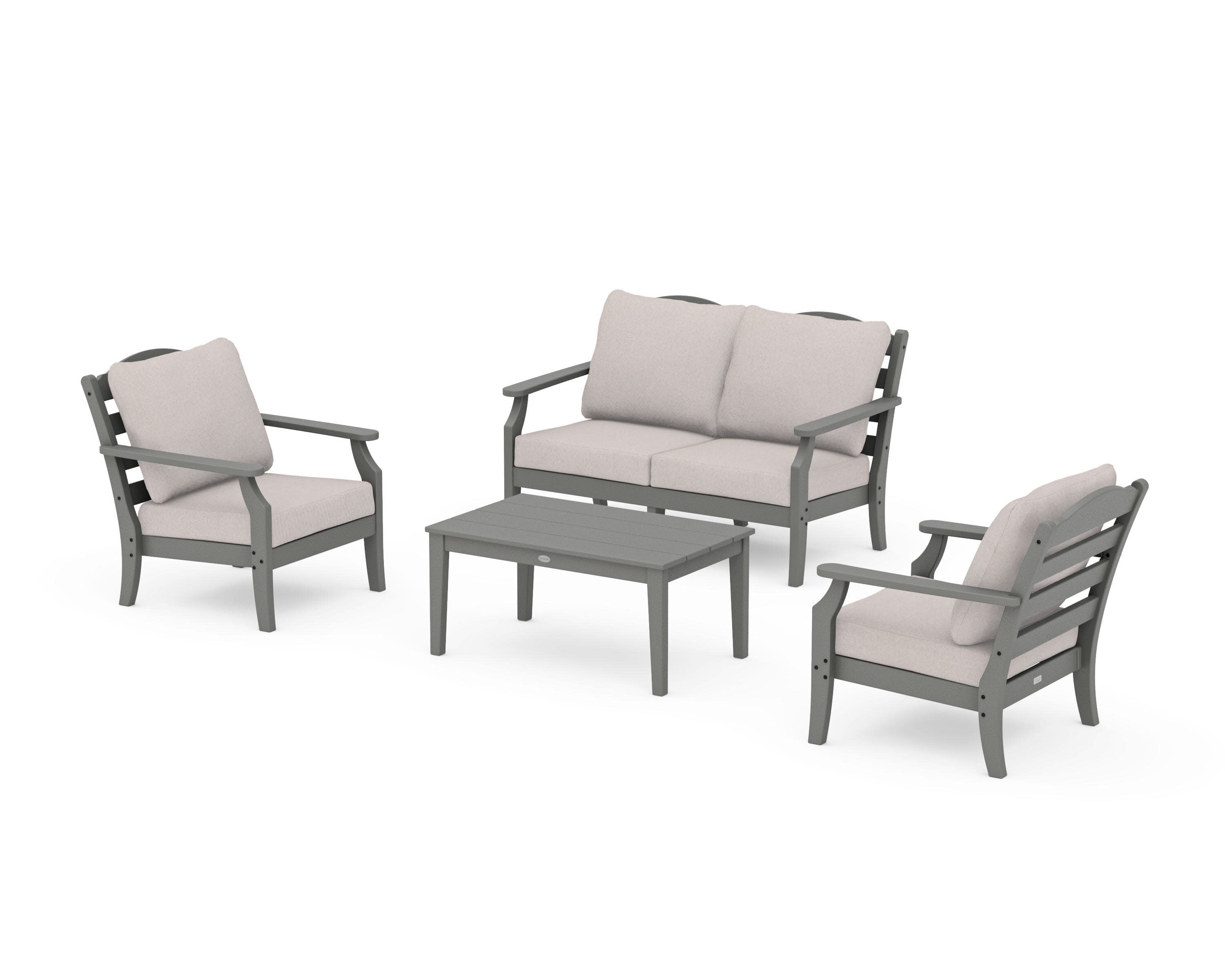 Savannah 4-Piece Deep Seating Set with Loveseat
