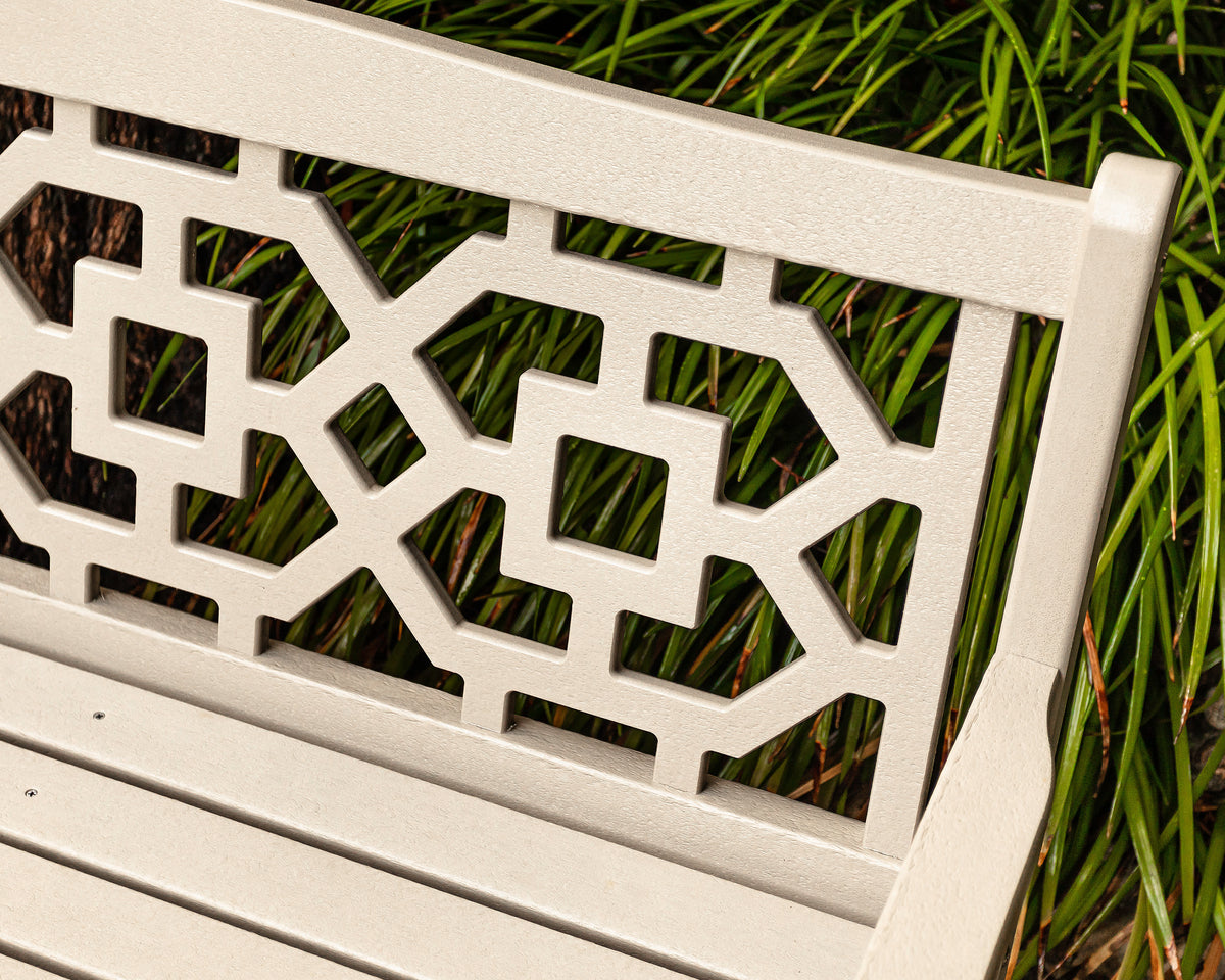Chinoiserie 48" Garden Bench