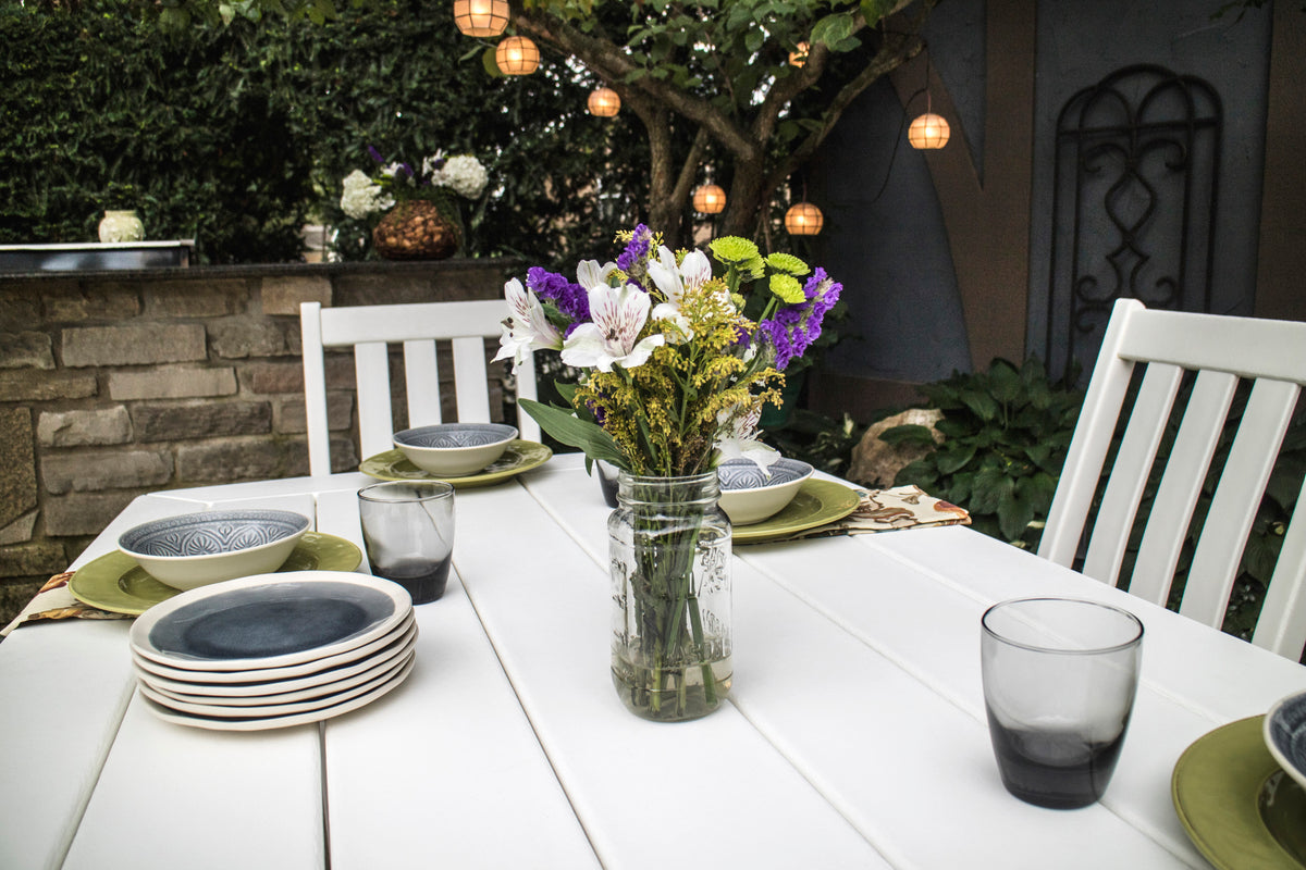 Vineyard 7-Piece Dining Set with Trestle Legs