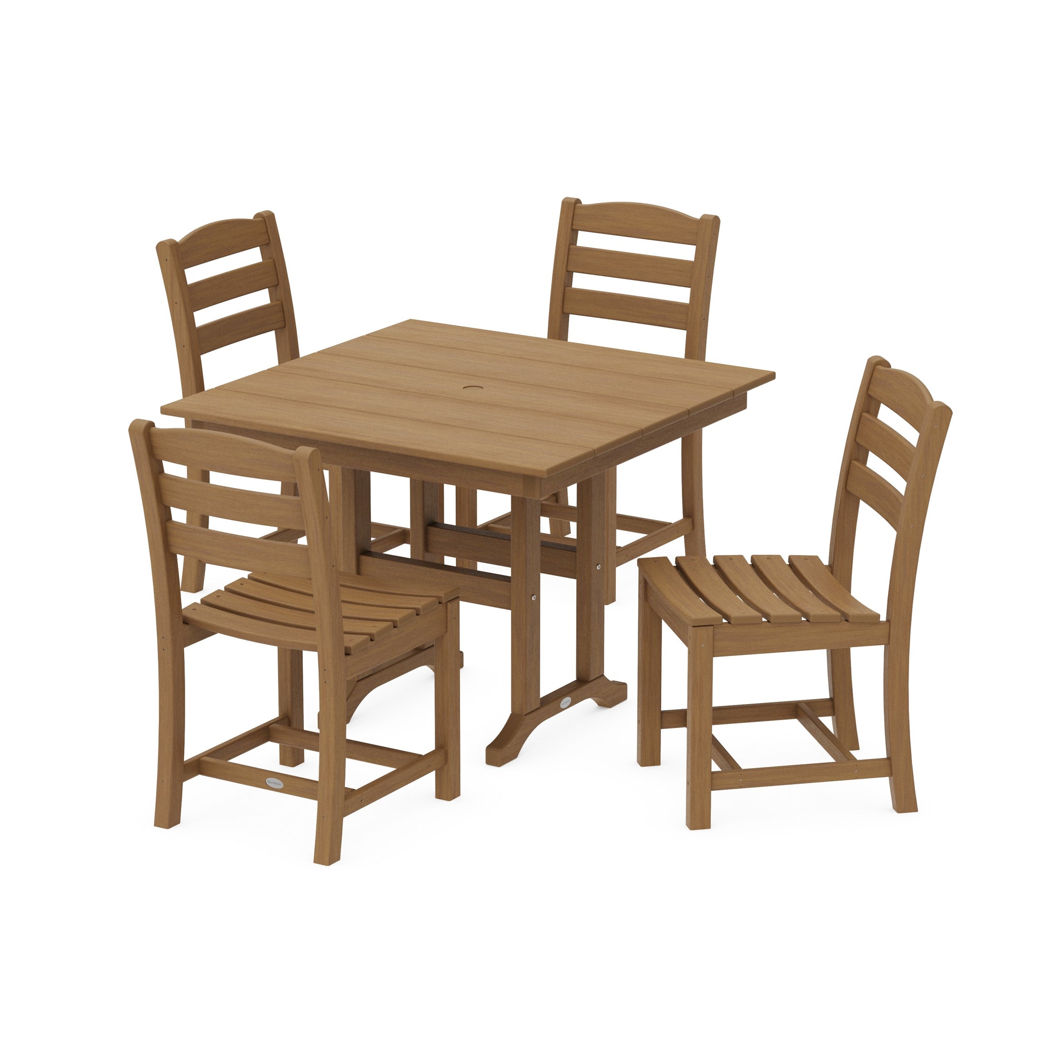 La Casa Café Side Chair 5-Piece Farmhouse Dining Set