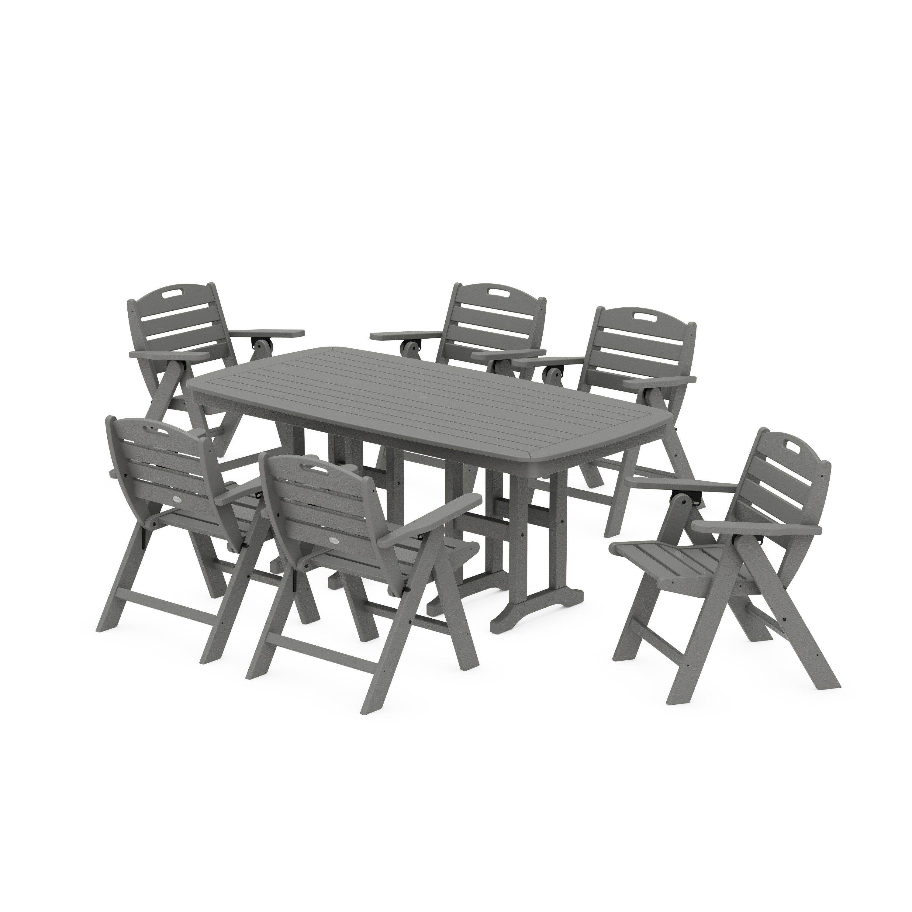 Nautical Lowback 7-Piece Dining Set