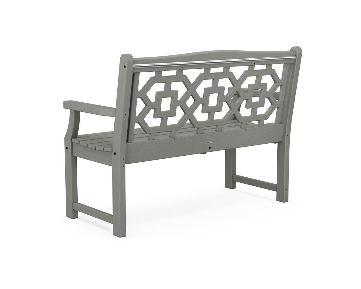 Chinoiserie 48" Garden Bench