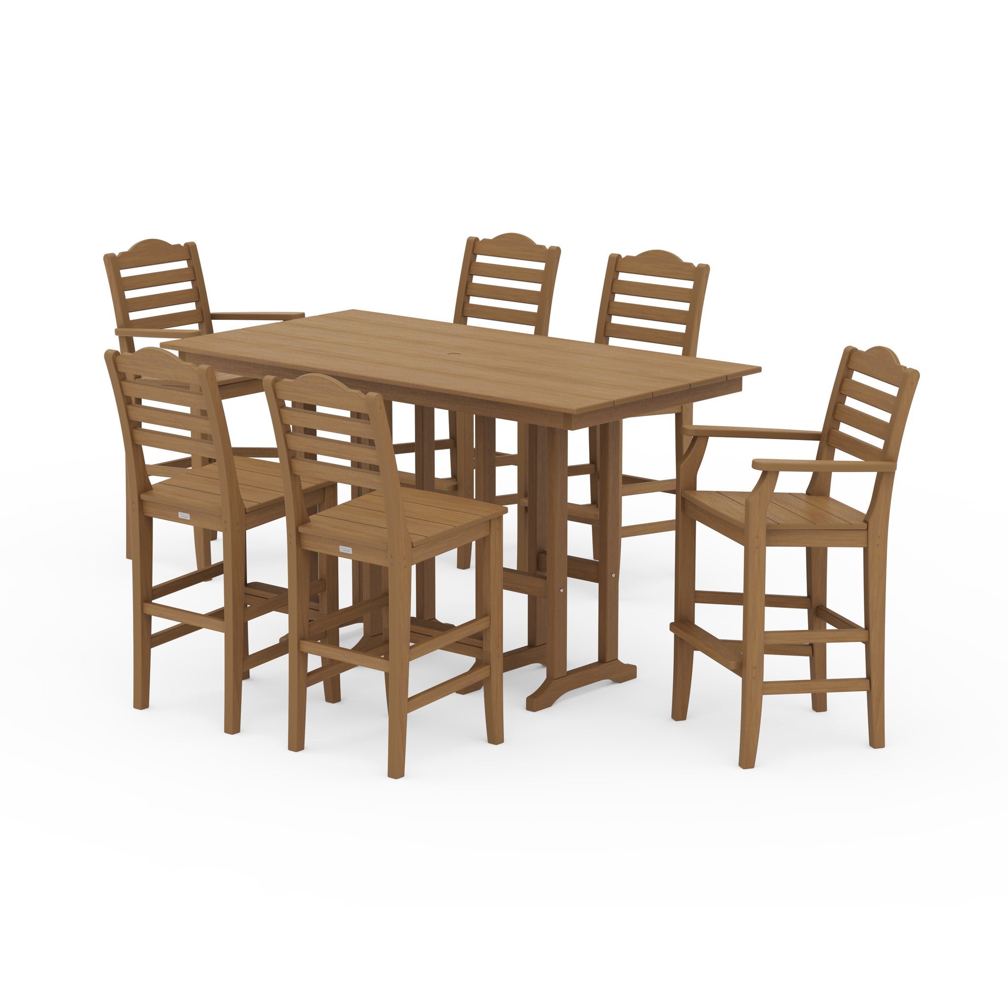 Savannah 7-Piece Farmhouse Bar Set