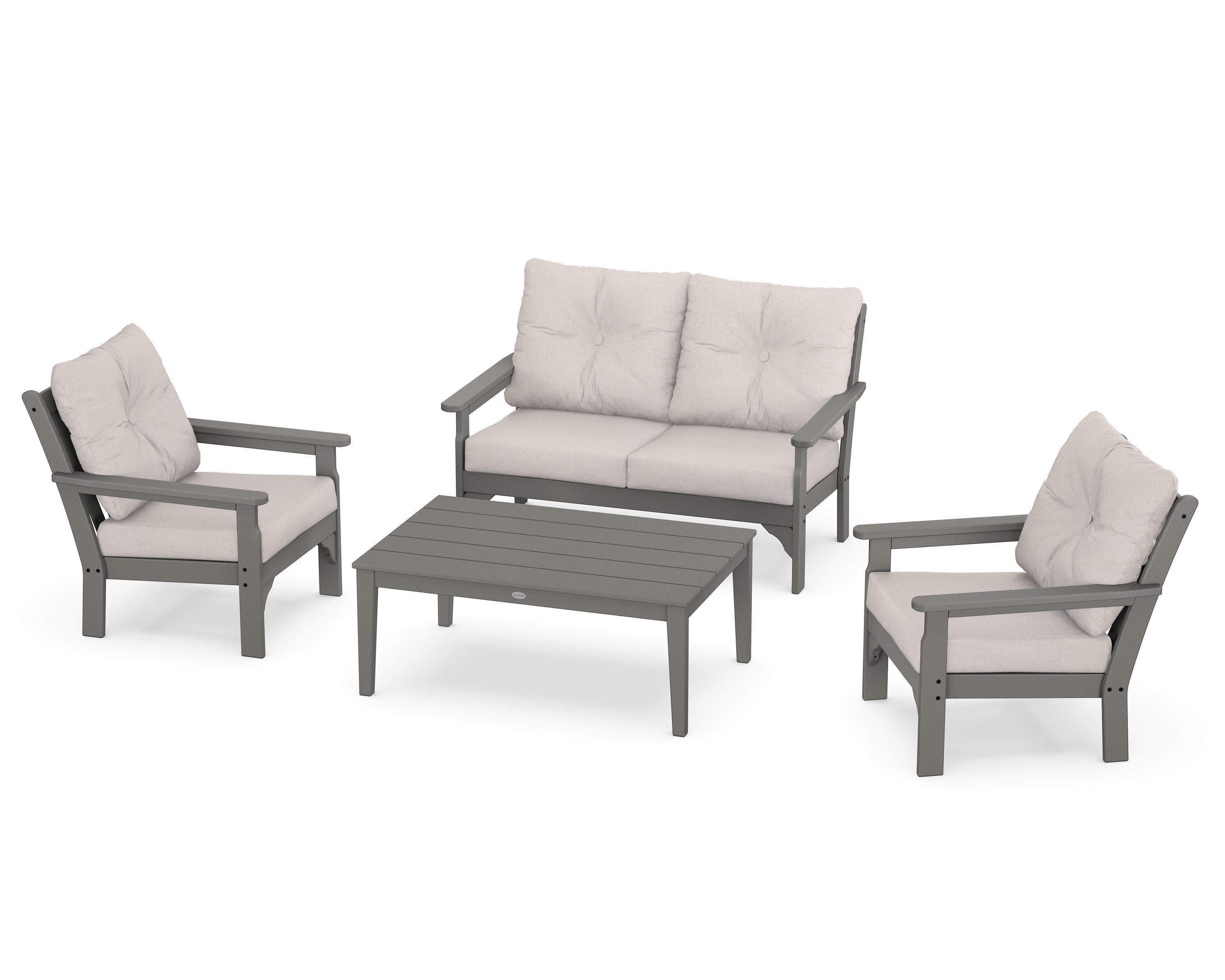 Vineyard 4-Piece Deep Seating Set