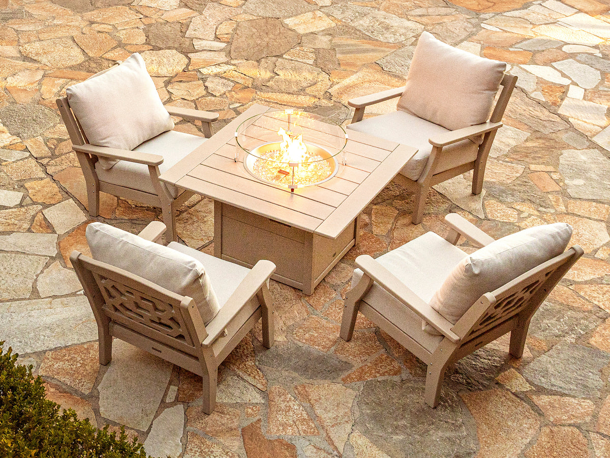 Square 42" Fire Pit Table
