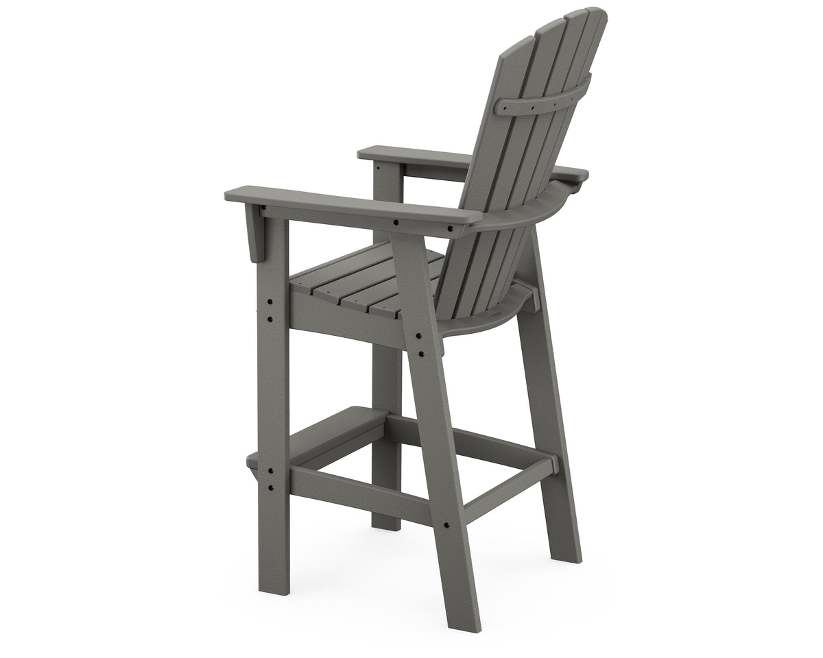 Nautical Curveback Adirondack Bar Chair