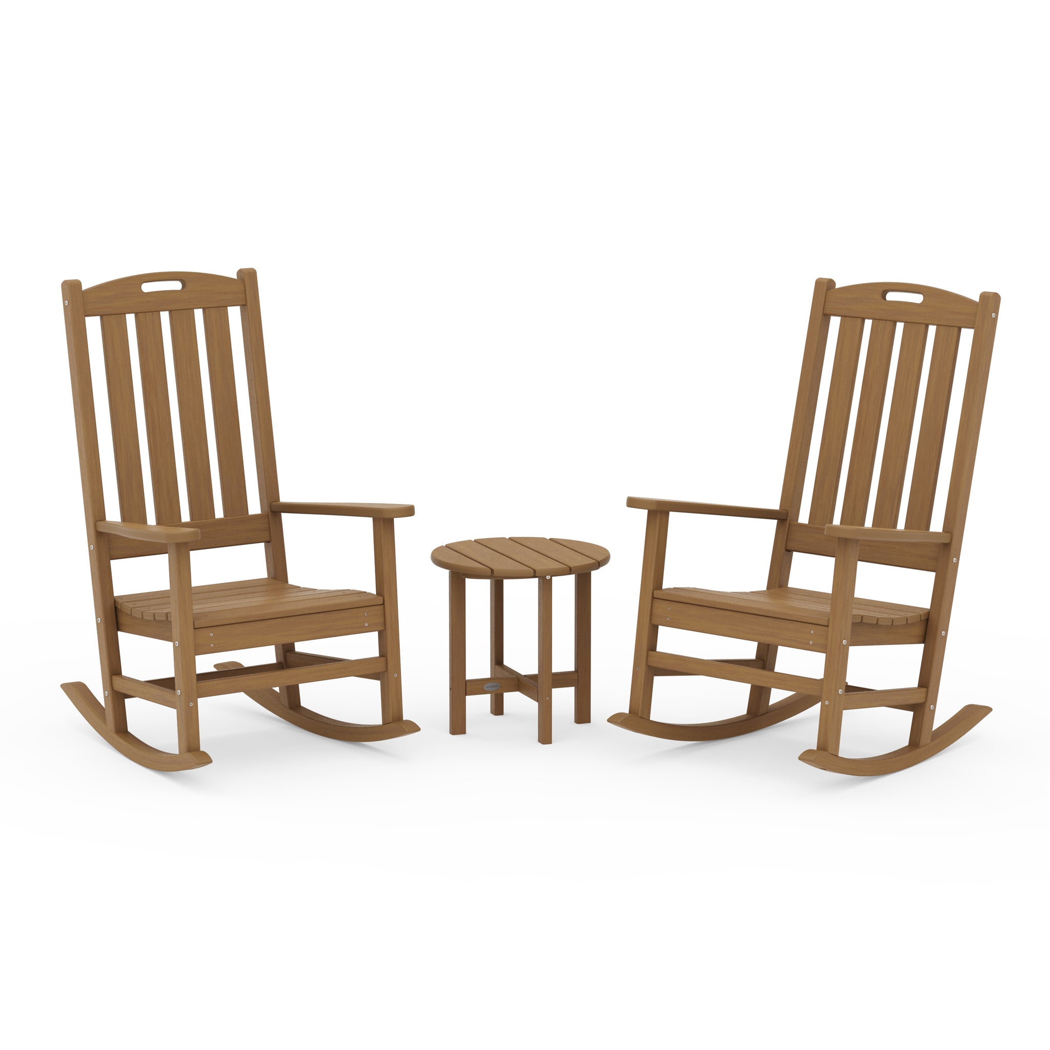 Nautical 3-Piece Porch Rocking Chair Set