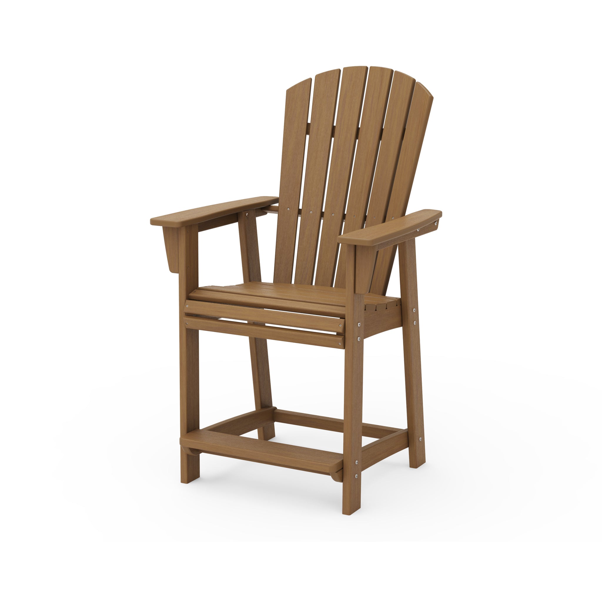 Nautical Curveback Adirondack Counter Chair
