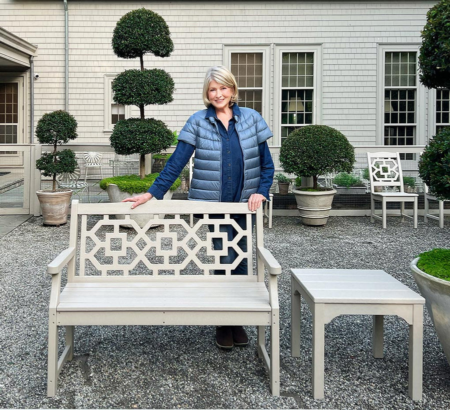 POLYWOOD’s Chinoiserie Collection, designed with Martha Stewart