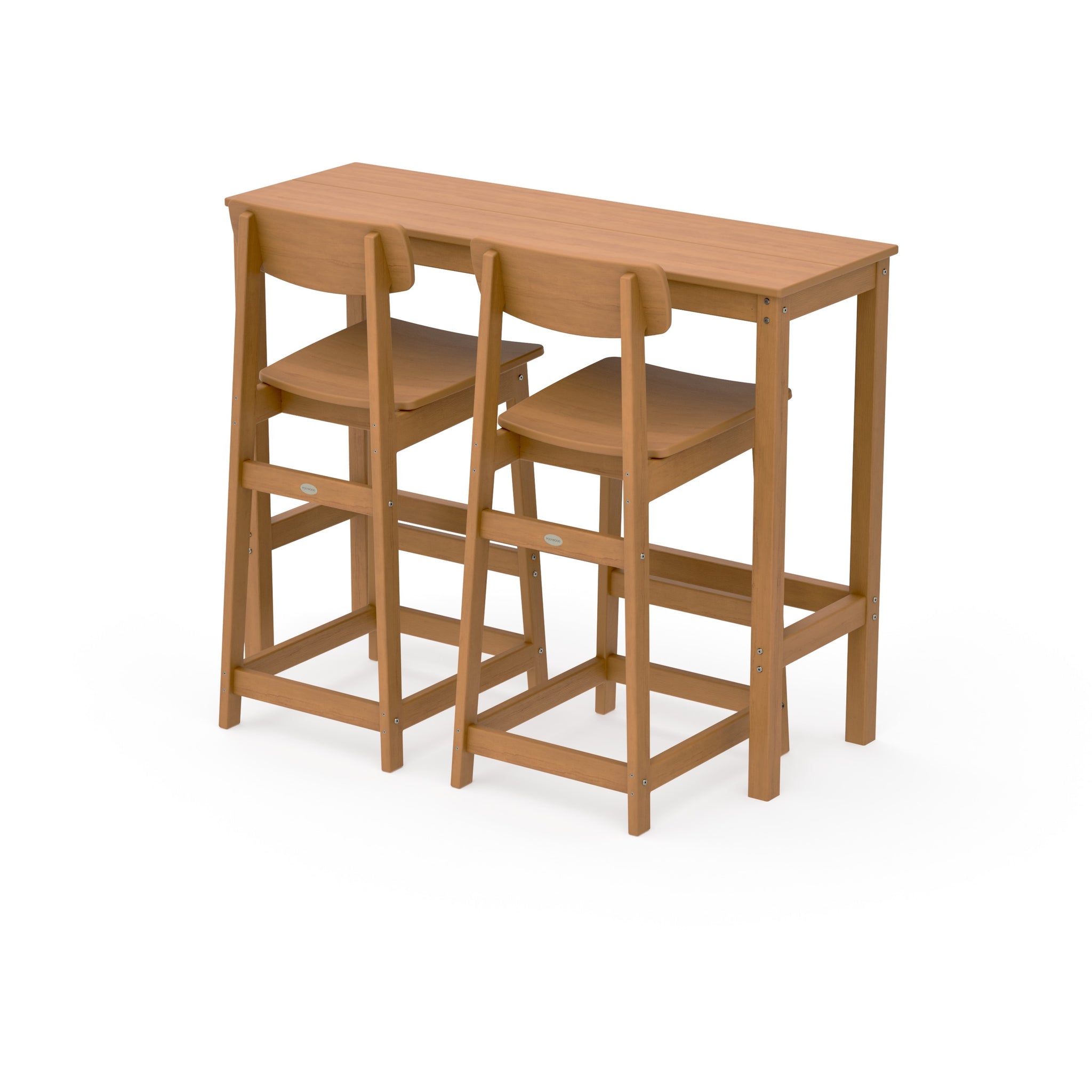 Modern Studio Urban Bar Chair 3-Piece Balcony Set