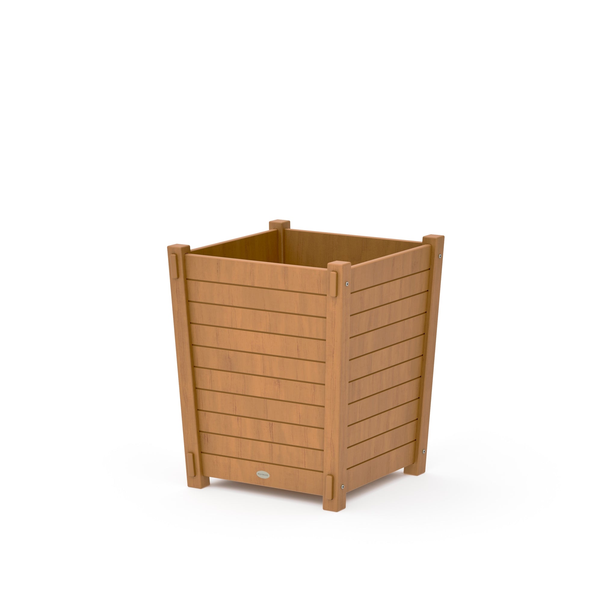 Nautical Large Tapered Square Short Planter Box