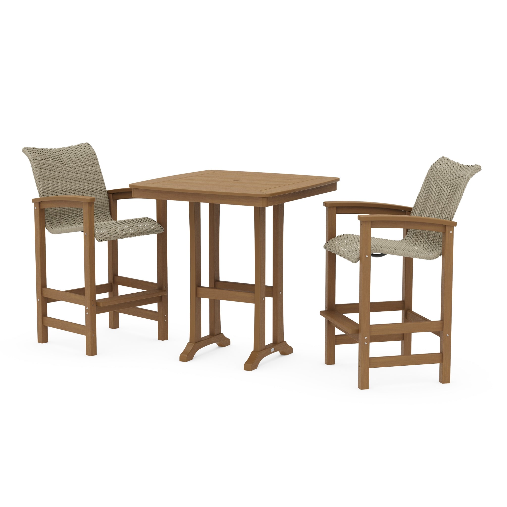 Coastal Woven 3-Piece Bar Set