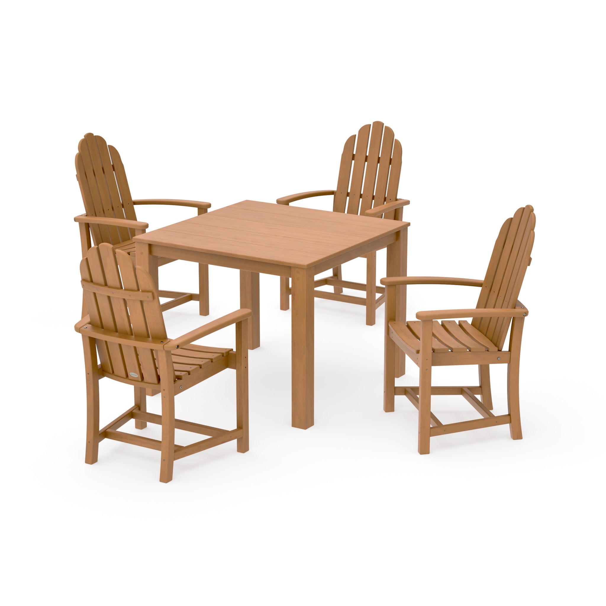 Classic Adirondack 5-Piece Parsons Dining Set