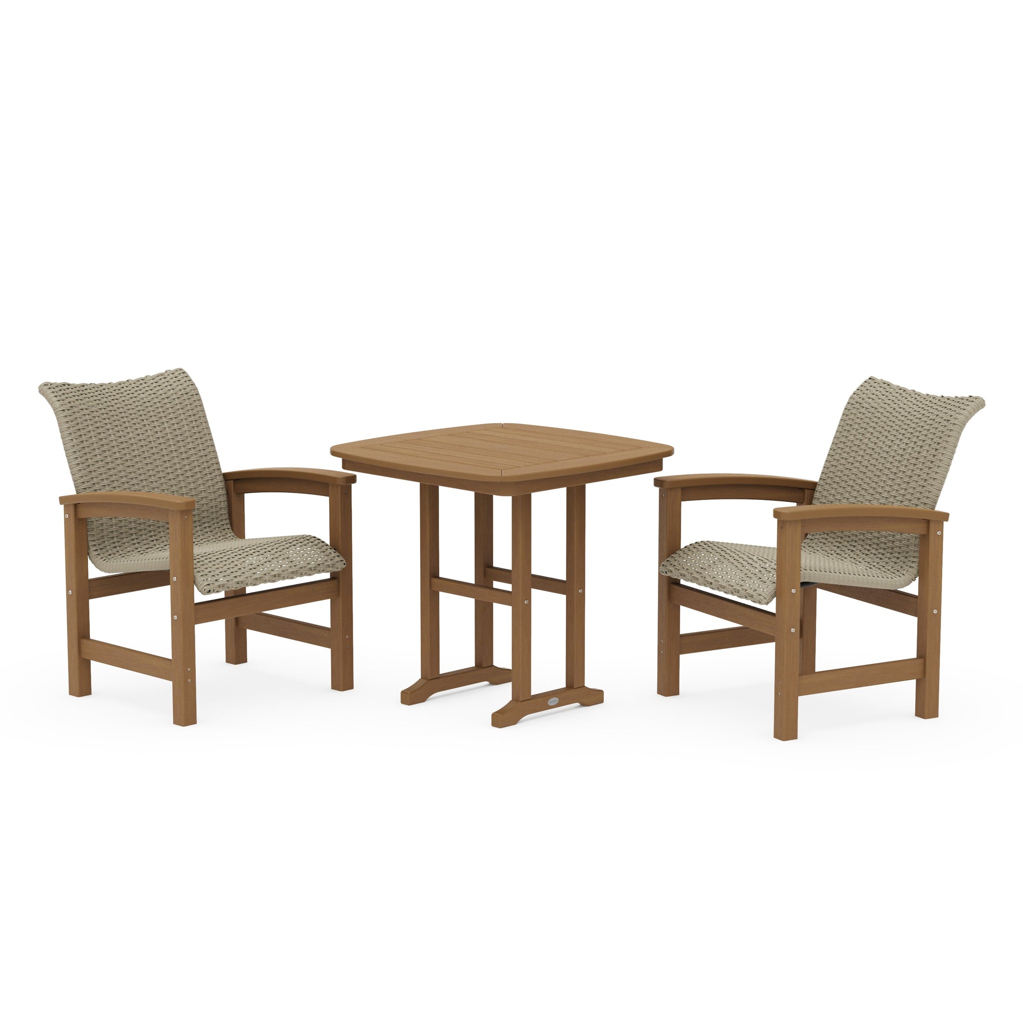 Coastal Woven 3-Piece Dining Set