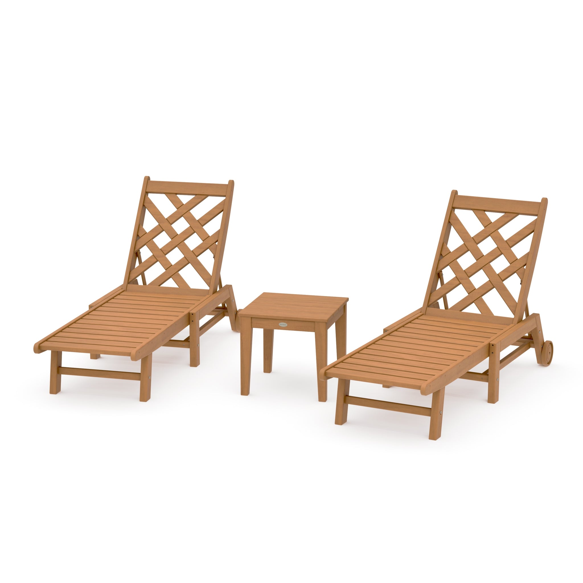Wovendale 3-Piece Chaise Set with Wheels