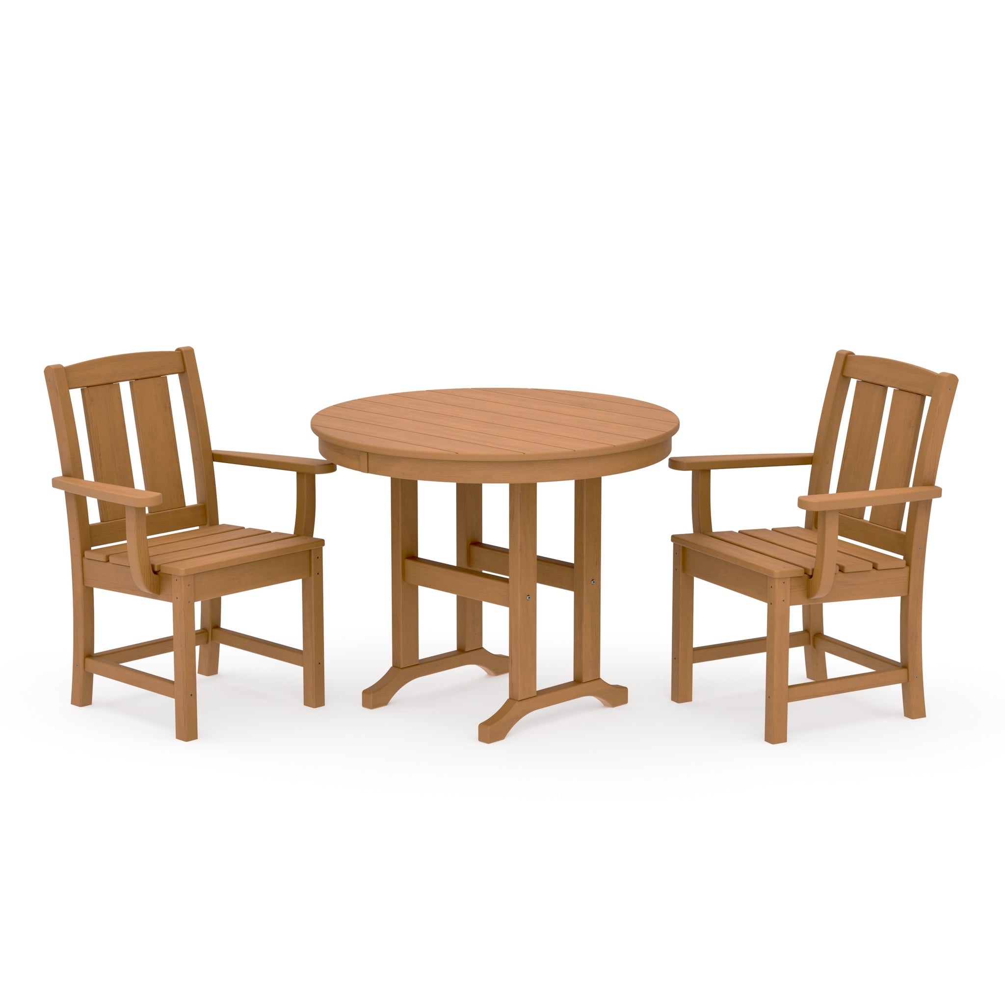 Mission 3-Piece Farmhouse Dining Set