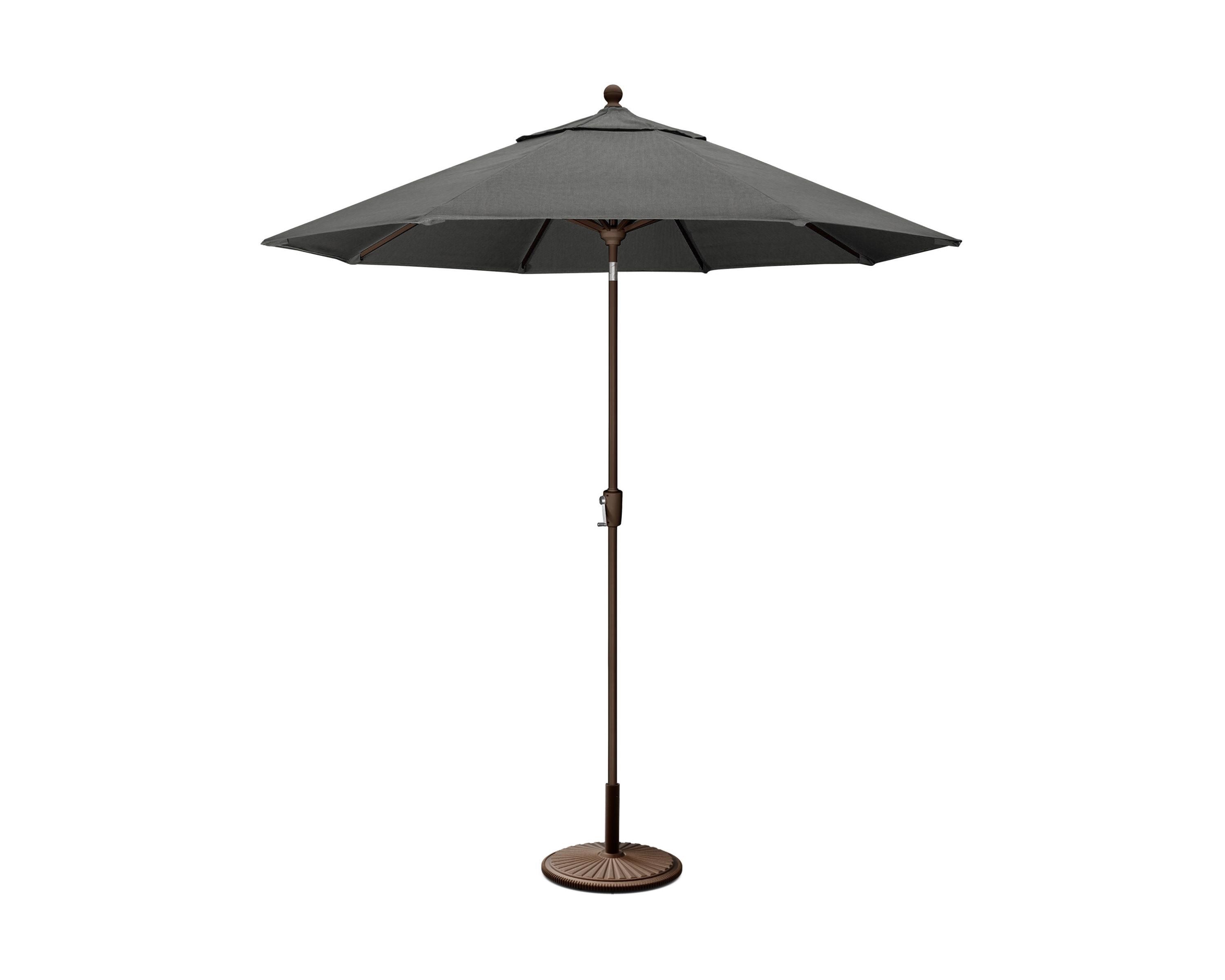 9' Tilt Market Umbrella & Base - Bar Height