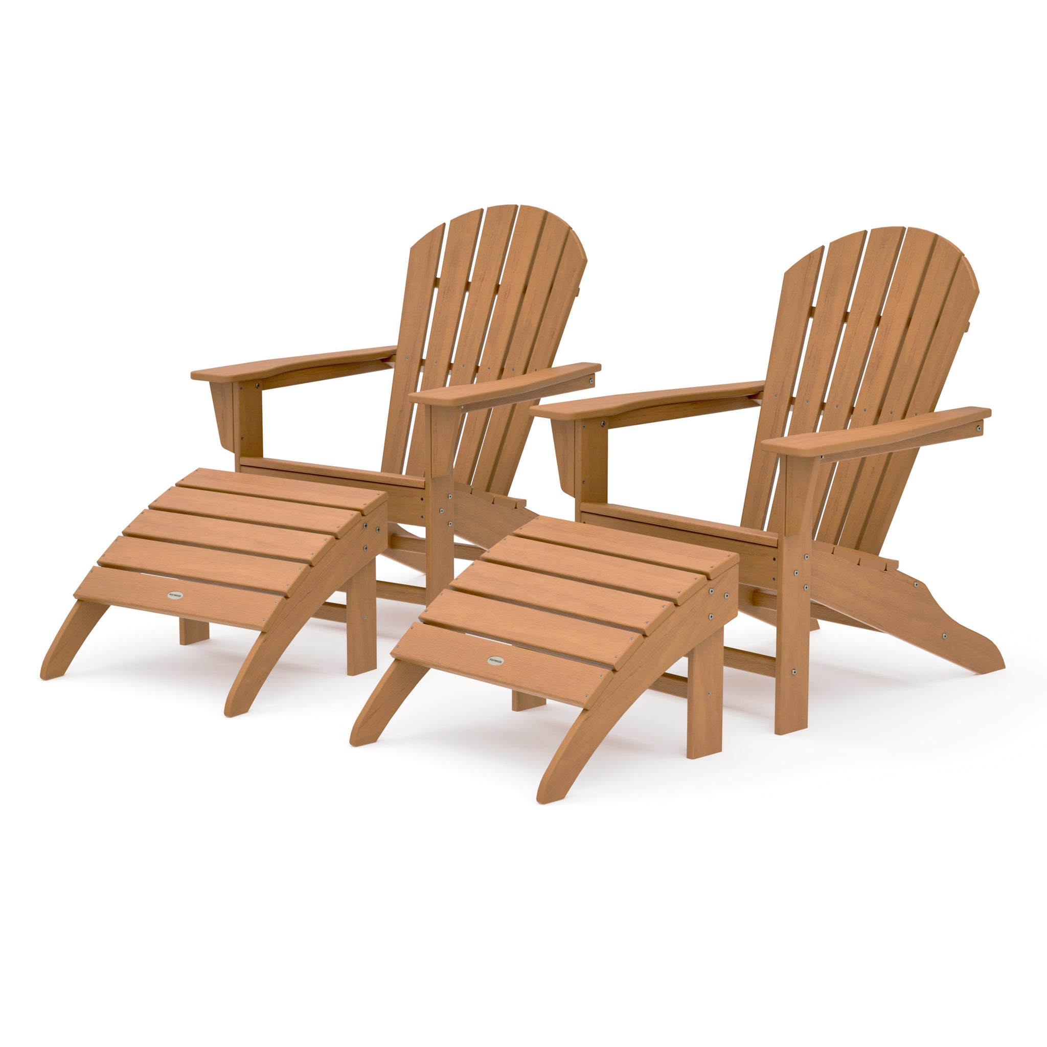 South Beach 4-Piece Adirondack Set