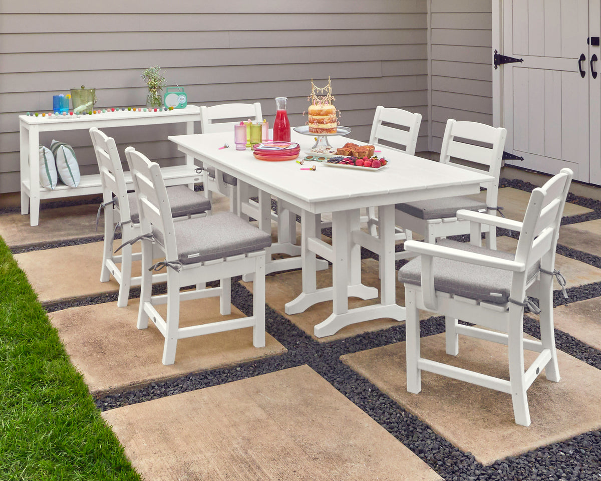 Lakeside 7-Piece Farmhouse Dining Set