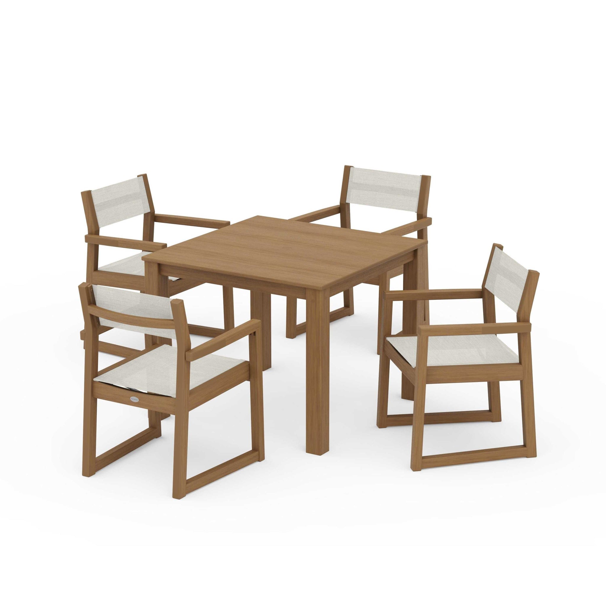 EDGE Sling Arm Chair 5-Piece Parsons Dining Set