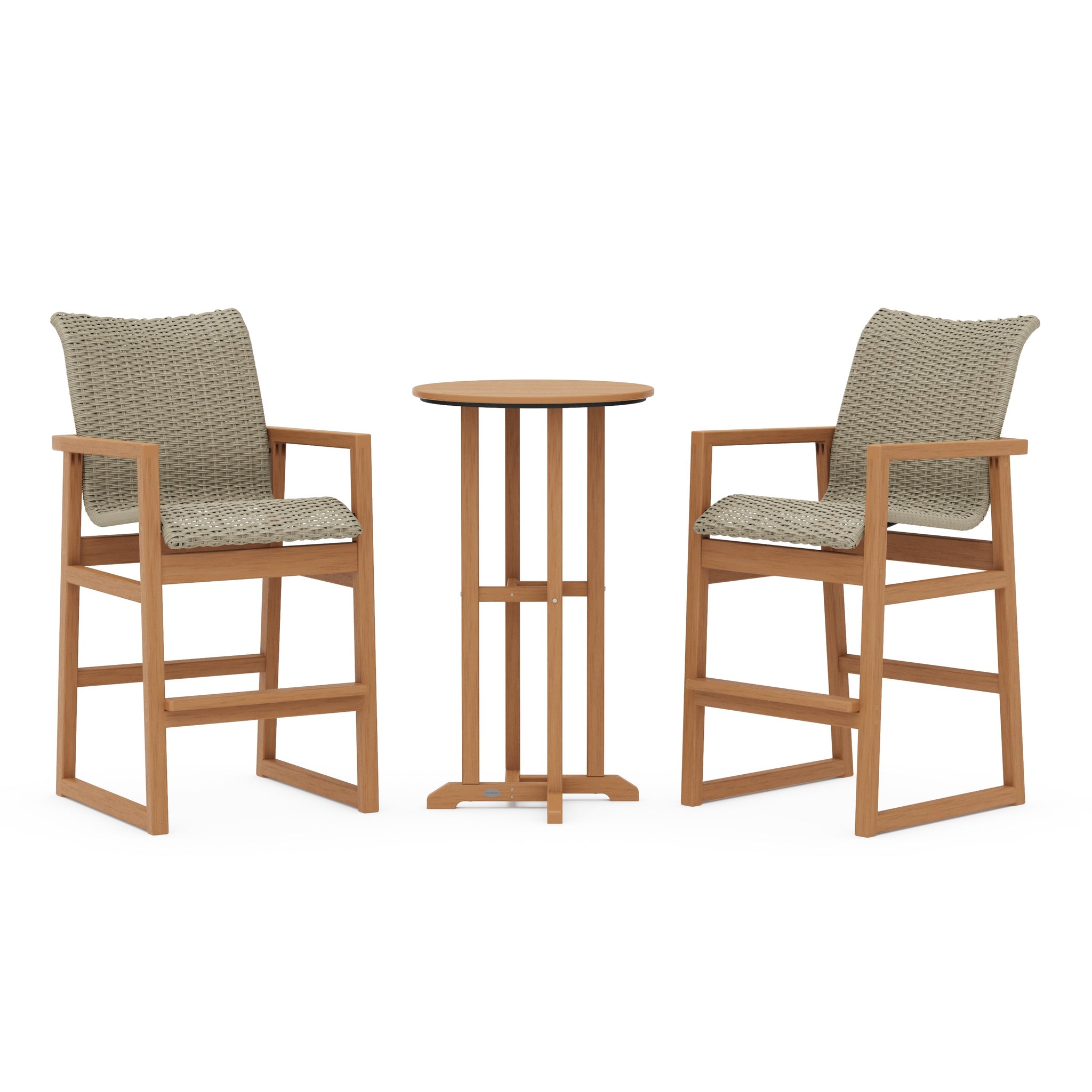 EDGE Woven 3-Piece Farmhouse Bar Set