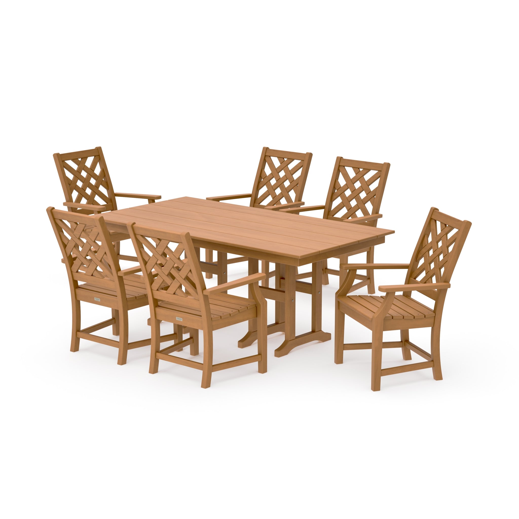 Wovendale Arm Chair 7-Piece Farmhouse Dining Set