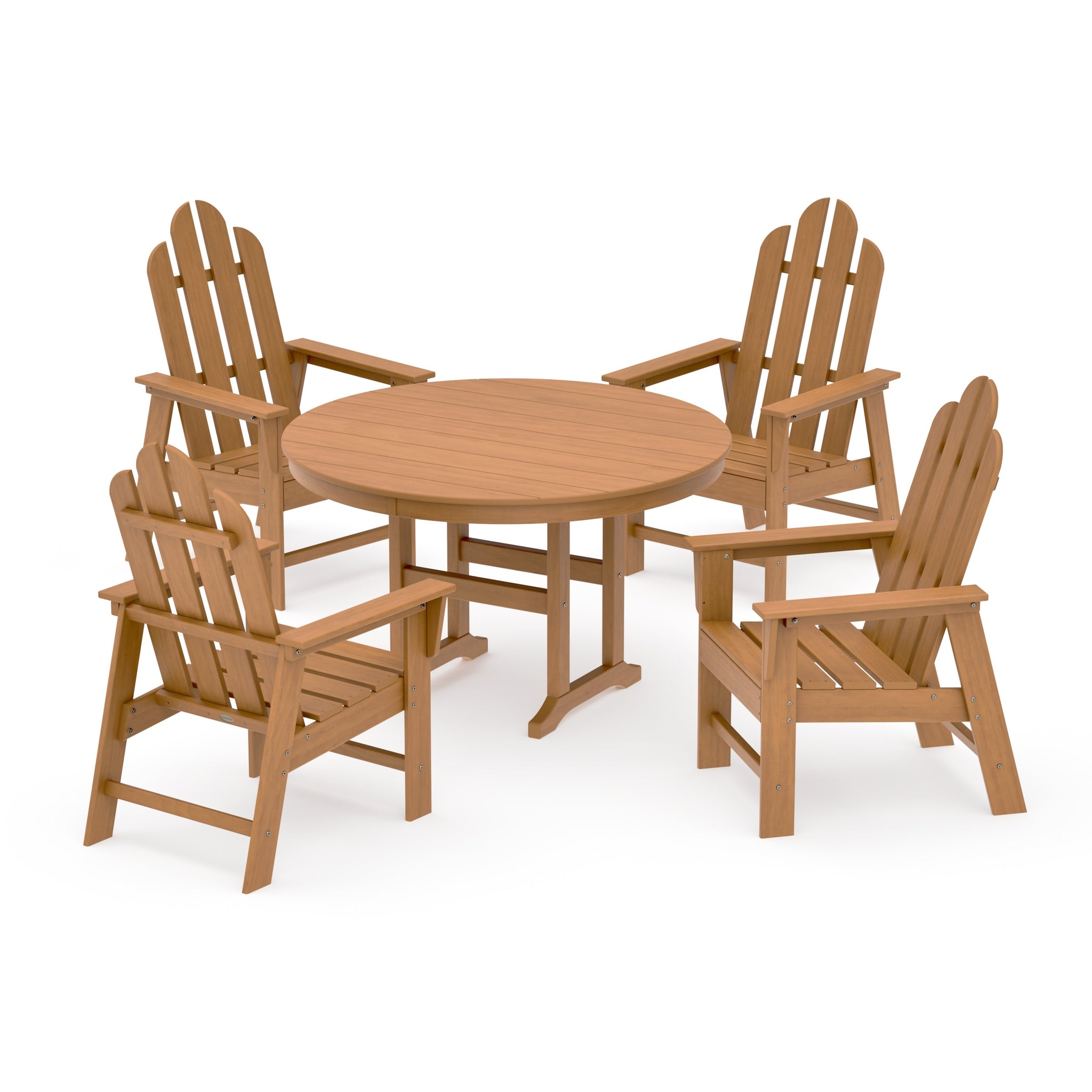 Long Island 5-Piece Round Farmhouse Dining Set