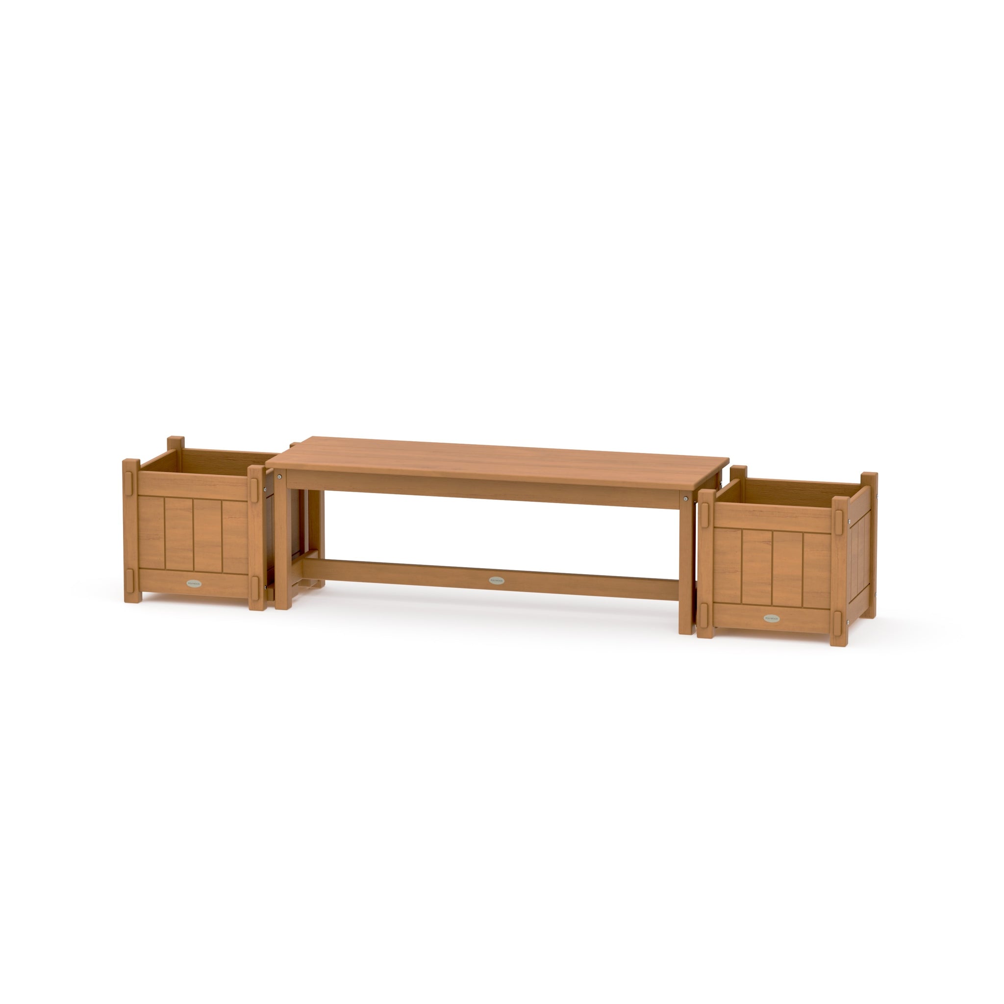 48" Vineyard Straight Planter Bench Set